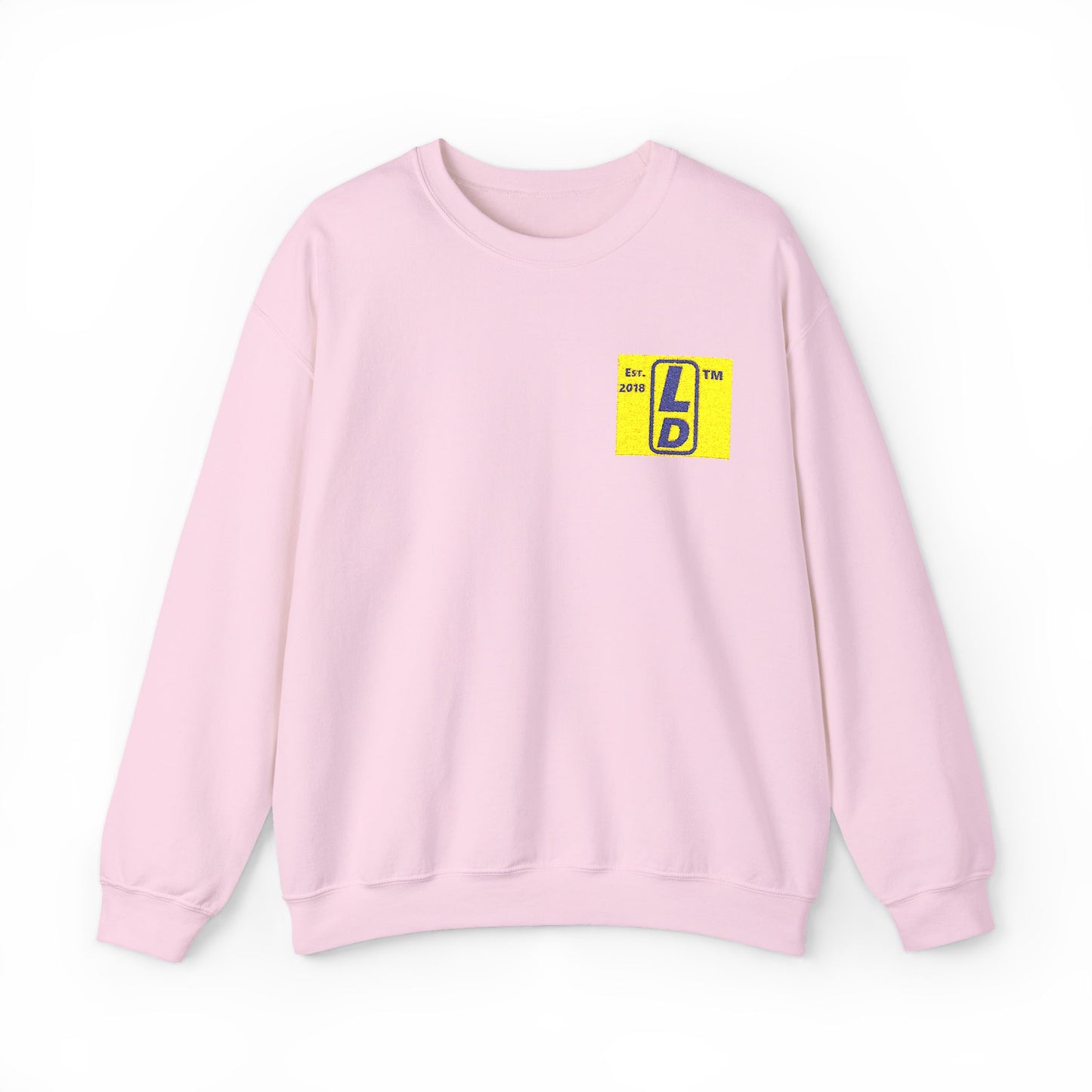 Embroidered Unisex Heavy Blend™ Crewneck Sweatshirt official logo upright initials
