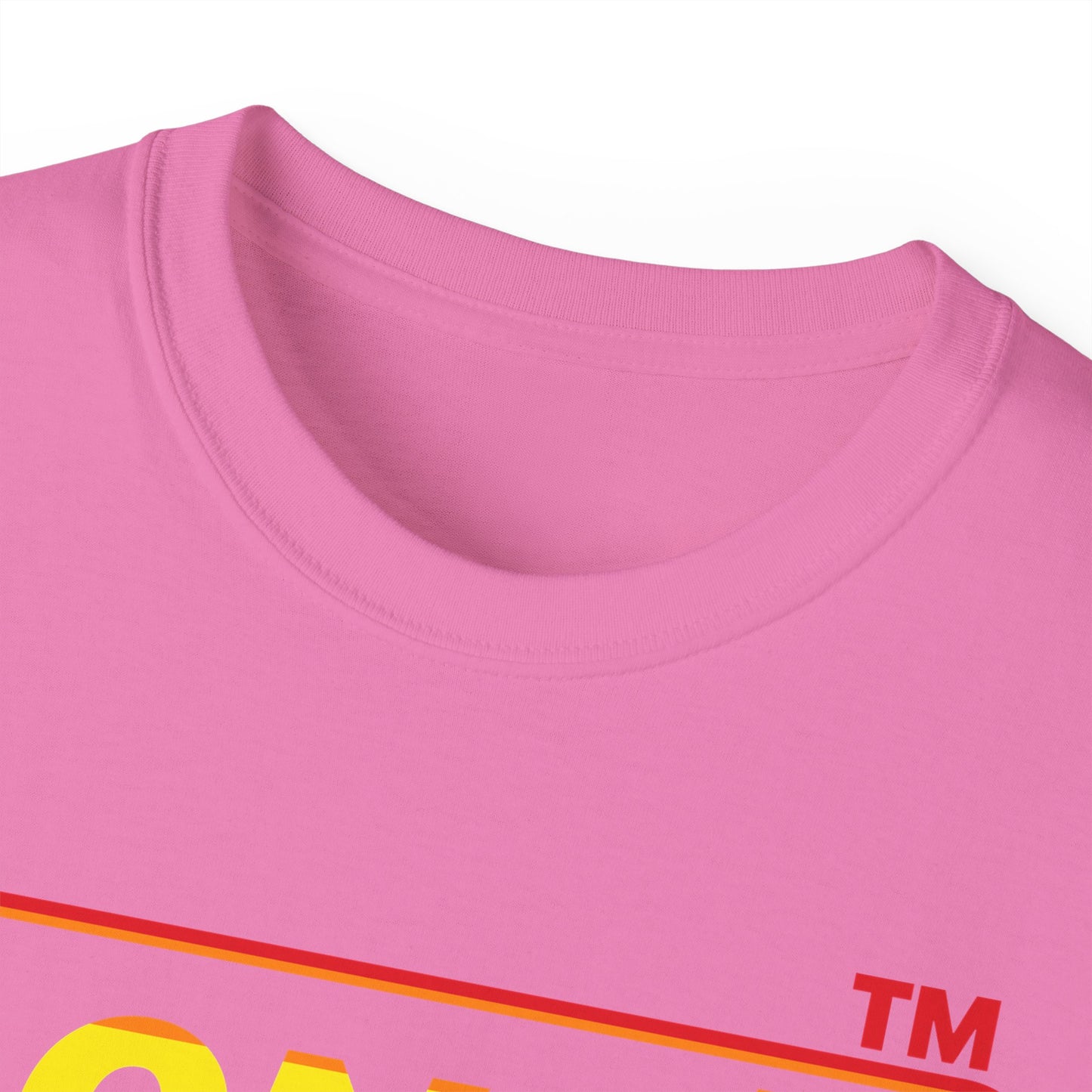 LongD positive horizontal striped Hyde Park logo cotton tee (Pride colors)
