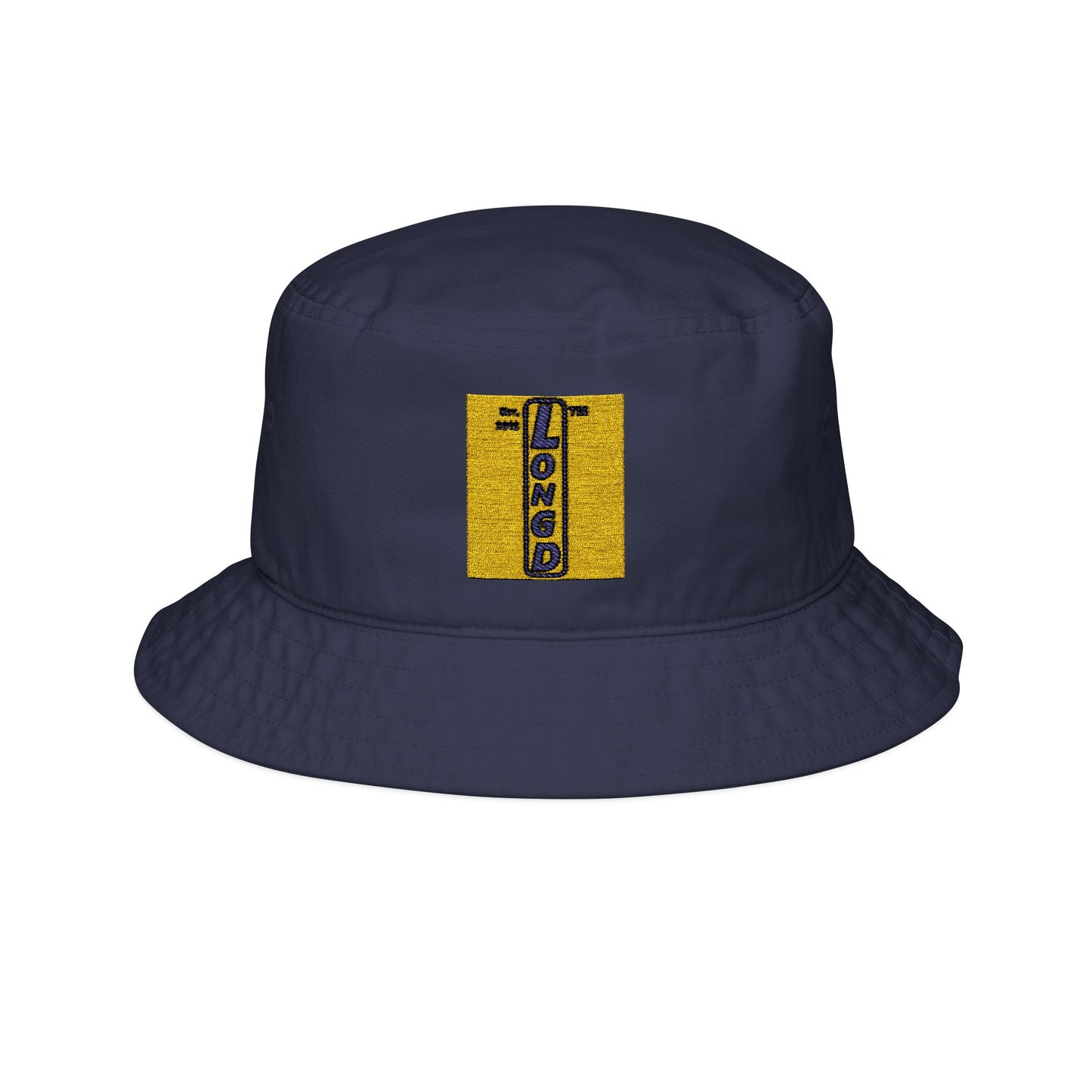 Embroidered official upright logo bucket hat