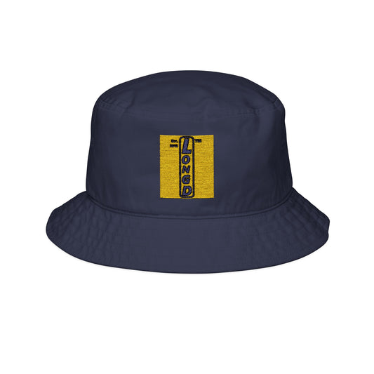 Embroidered official upright logo bucket hat