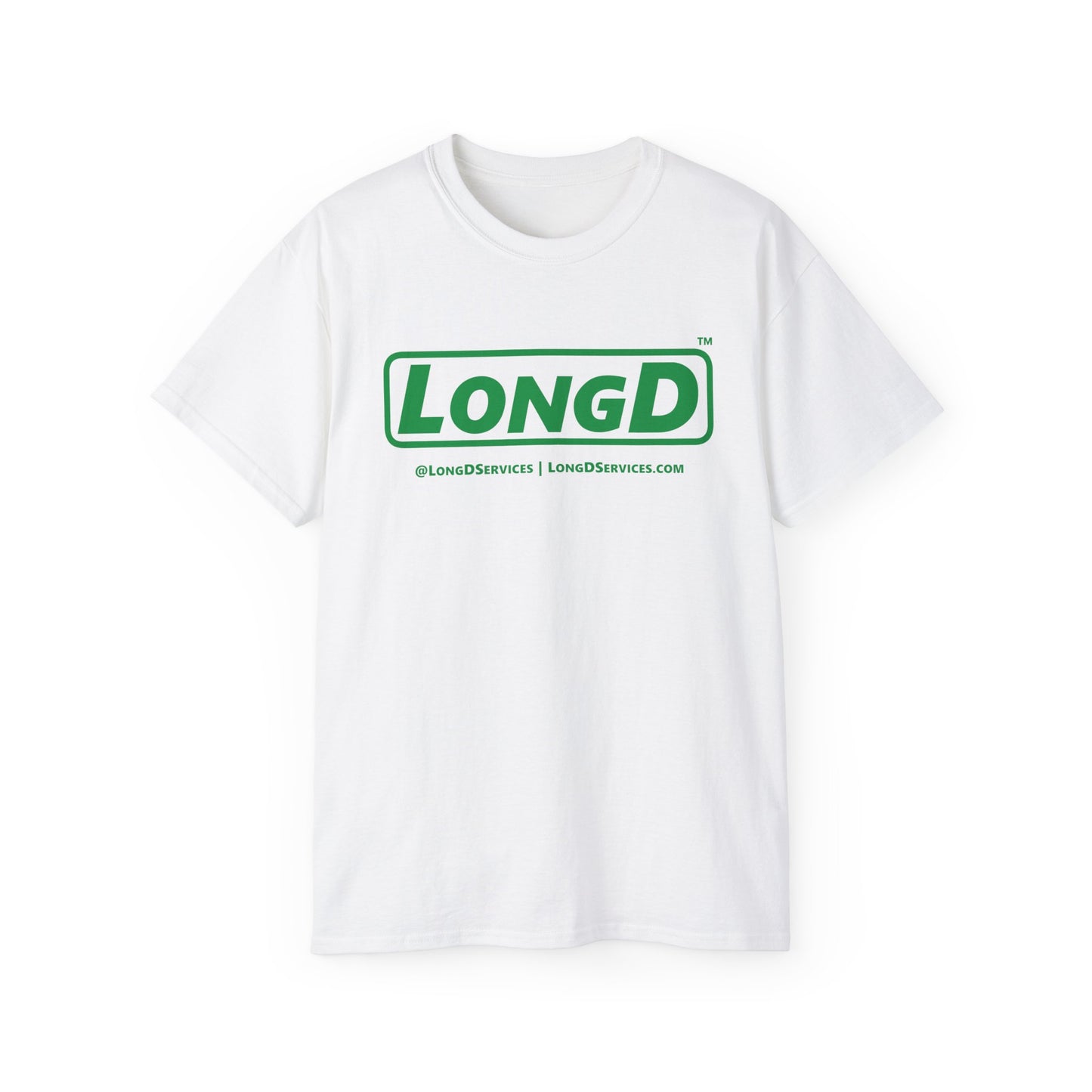 LongD® Logo Cotton Tee (St. Patrick's Day -Irish Green)