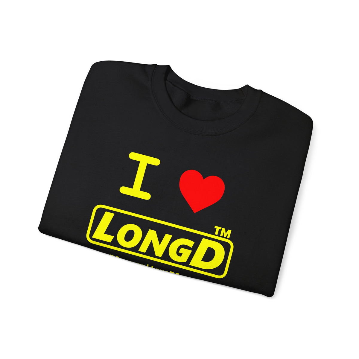 I Luv LongD Tag-domain positive alternate basic logo crewneck sweatshirt