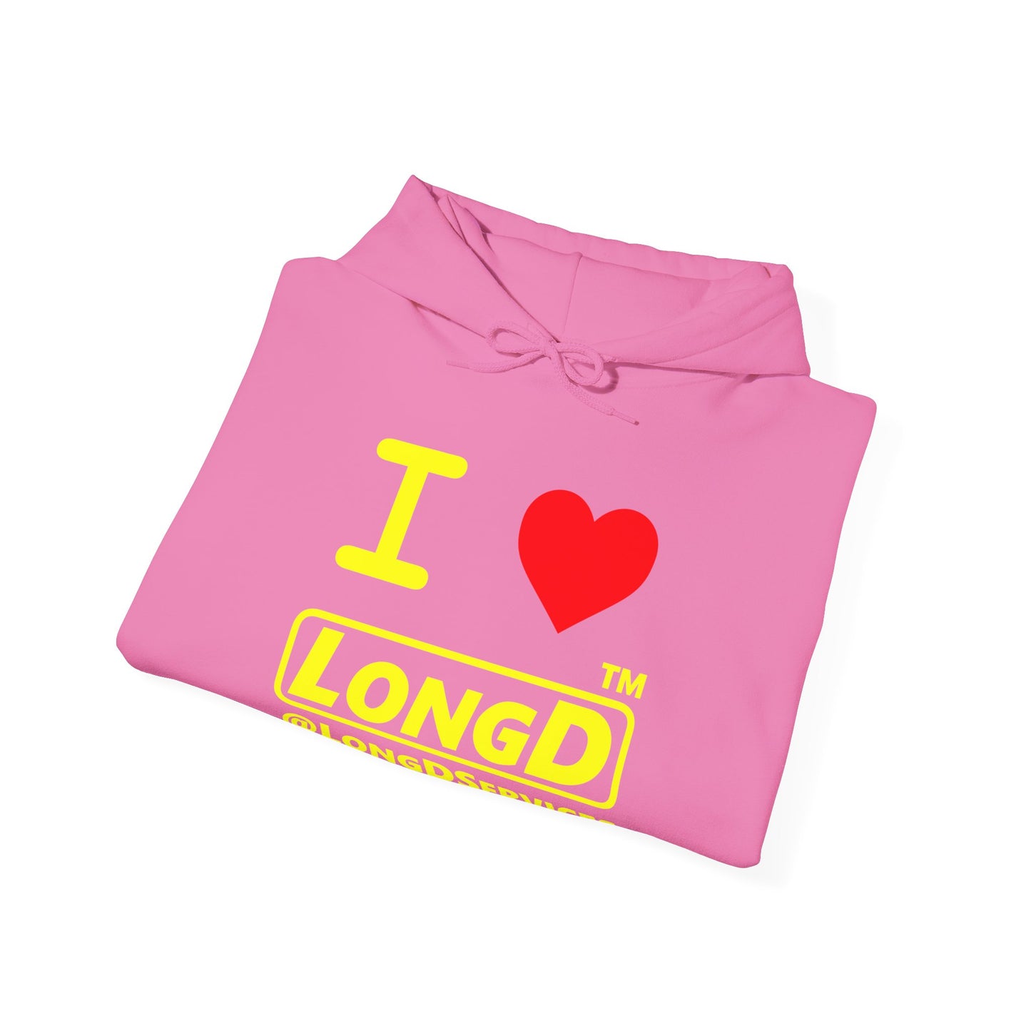 I Luv LongD® Logo (positive alternate Tag only version) Hoodie