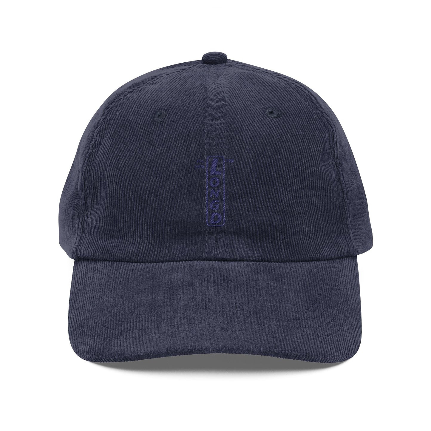 Embroidered Corduroy Cap basic official logo upright