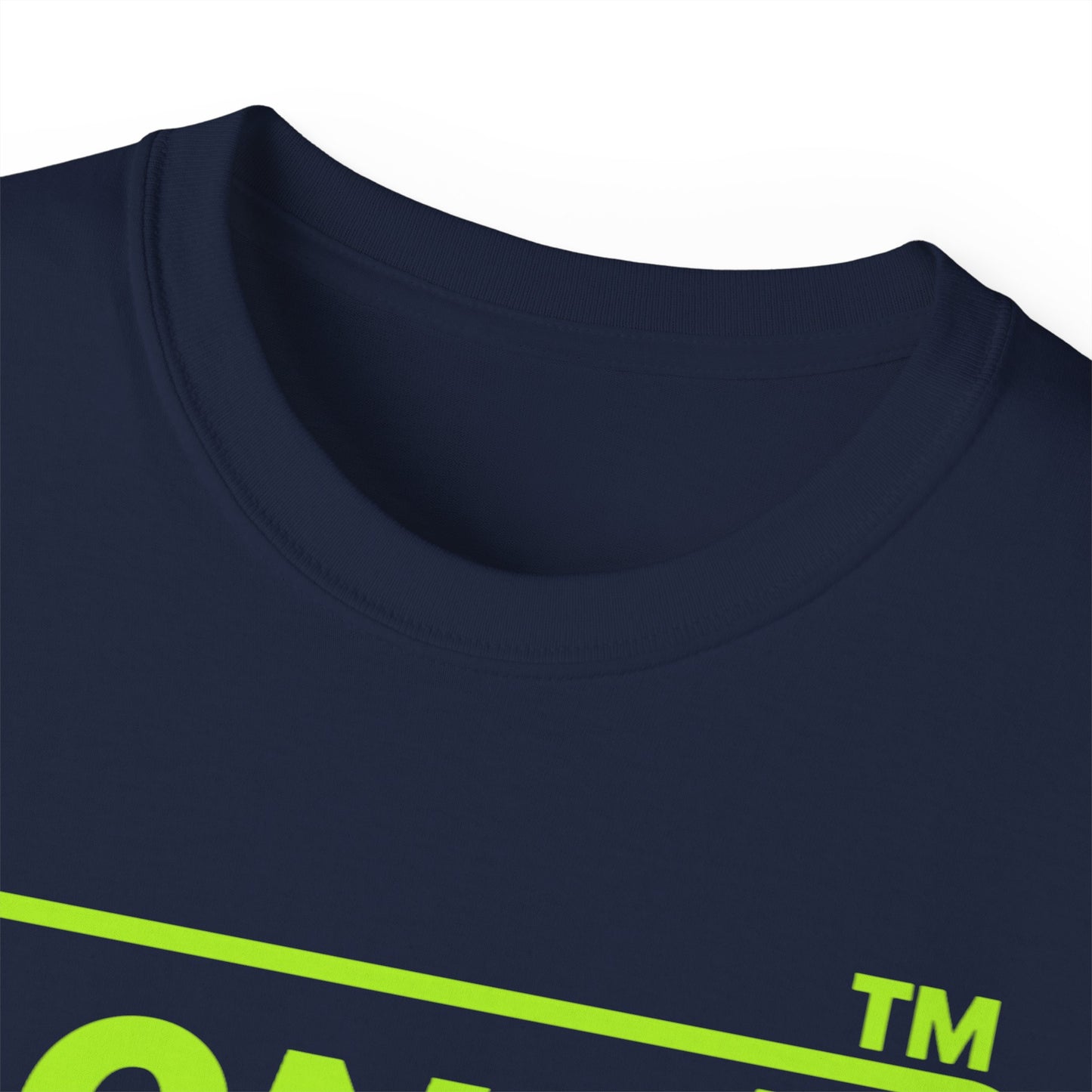 LongD® positive lime green Hyde Park Logo Cotton Tee