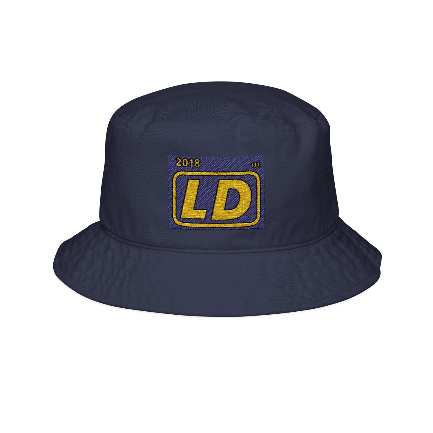Embroidered alternate logo initials bucket hat