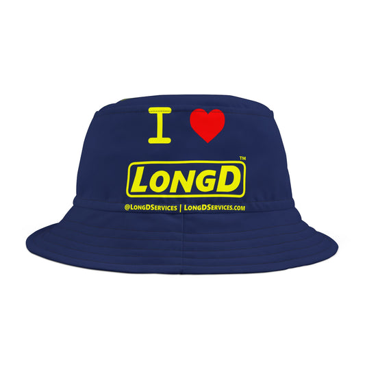 I Luv LongD Reverse Logo Bucket Hat