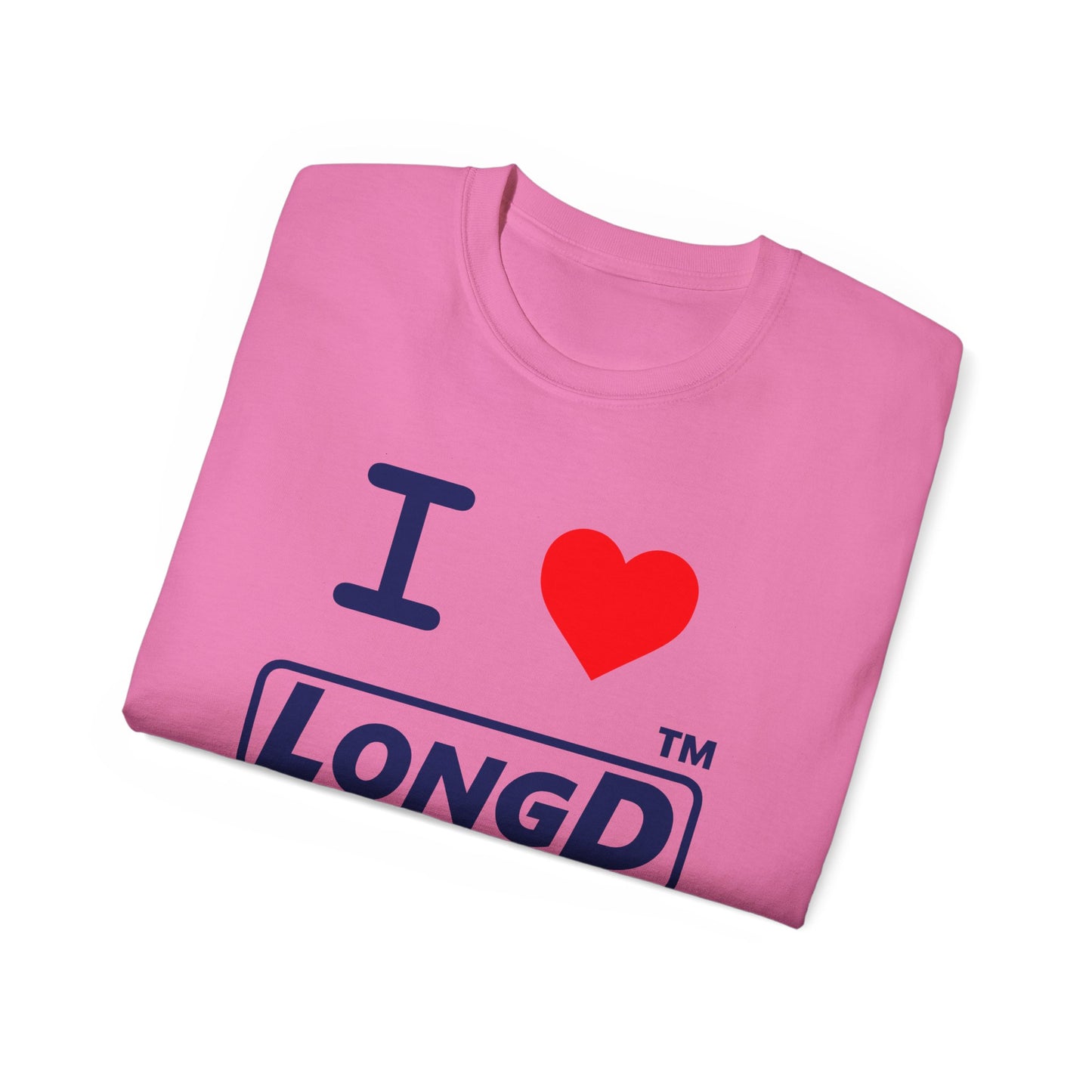 I Luv LongD® Logo Cotton Tee positive official basic Hyde Park logo