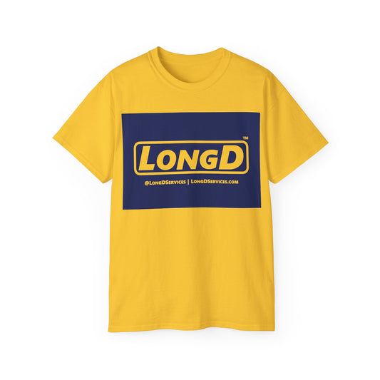 LongD Negative Logo Cotton Tee (Big block)