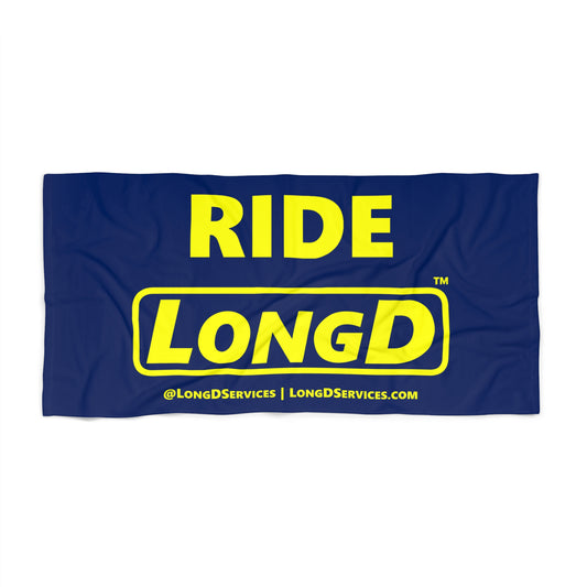 Ride LongD Reverse Logo Beach Towel