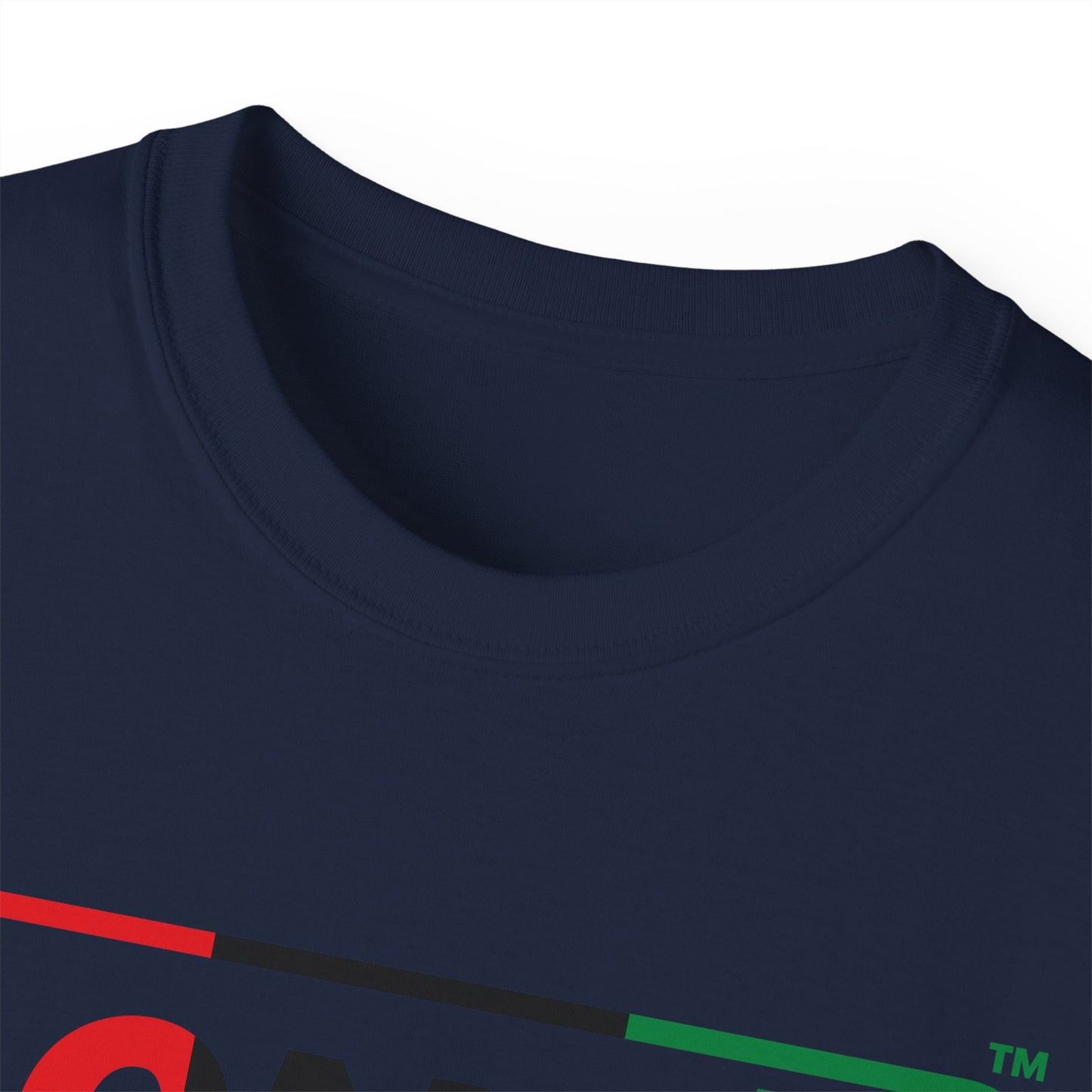 LongD® Logo Cotton Tee Juneteenth positive top negative bottom text