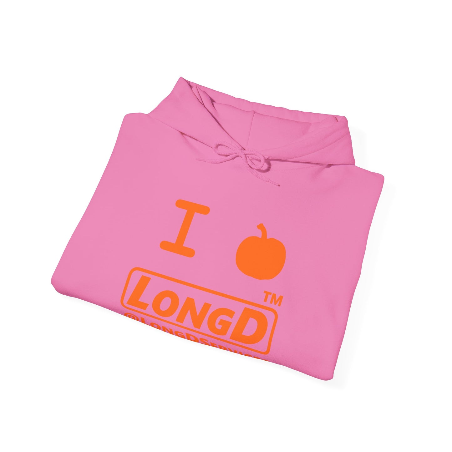 I Pumpkin LongD® Logo Hoodie orange basic tag logo