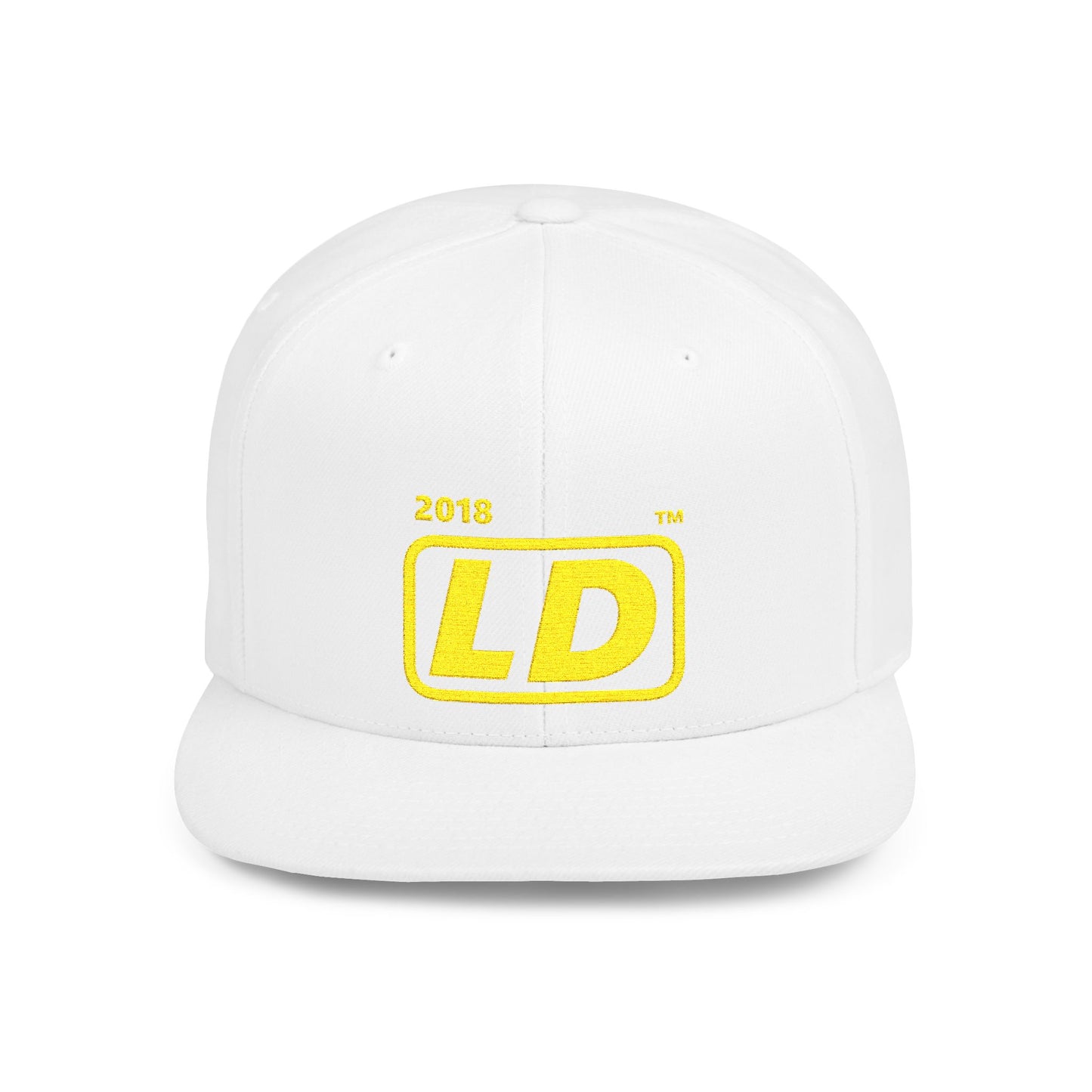 Embroidered Baseball Cap basic gold logo initials