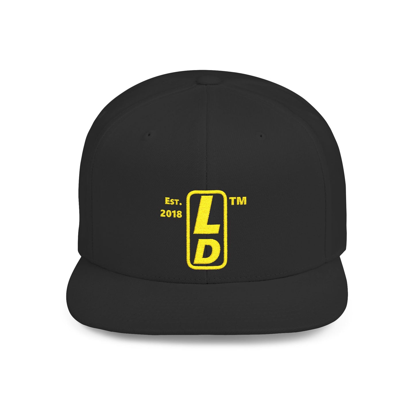 Embroidered Baseball Cap basic reverse logo upright initials