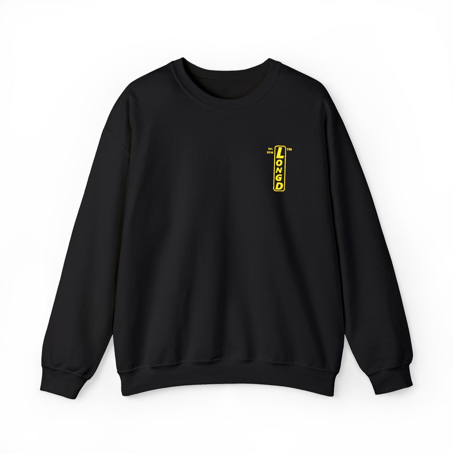 Embroidered Unisex Heavy Blend™ Crewneck Sweatshirt reverse basic logo upright