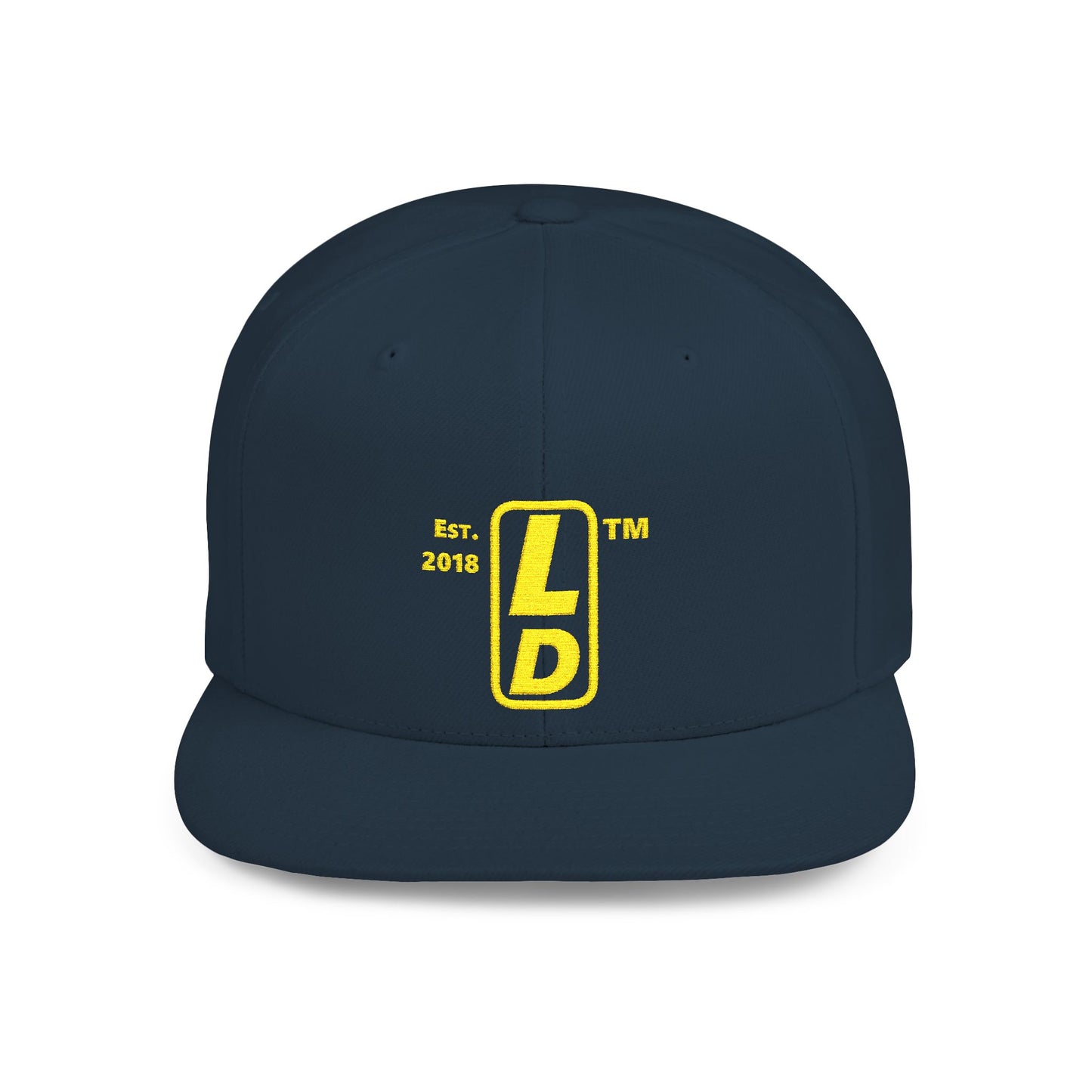 Embroidered Baseball Cap basic reverse logo upright initials