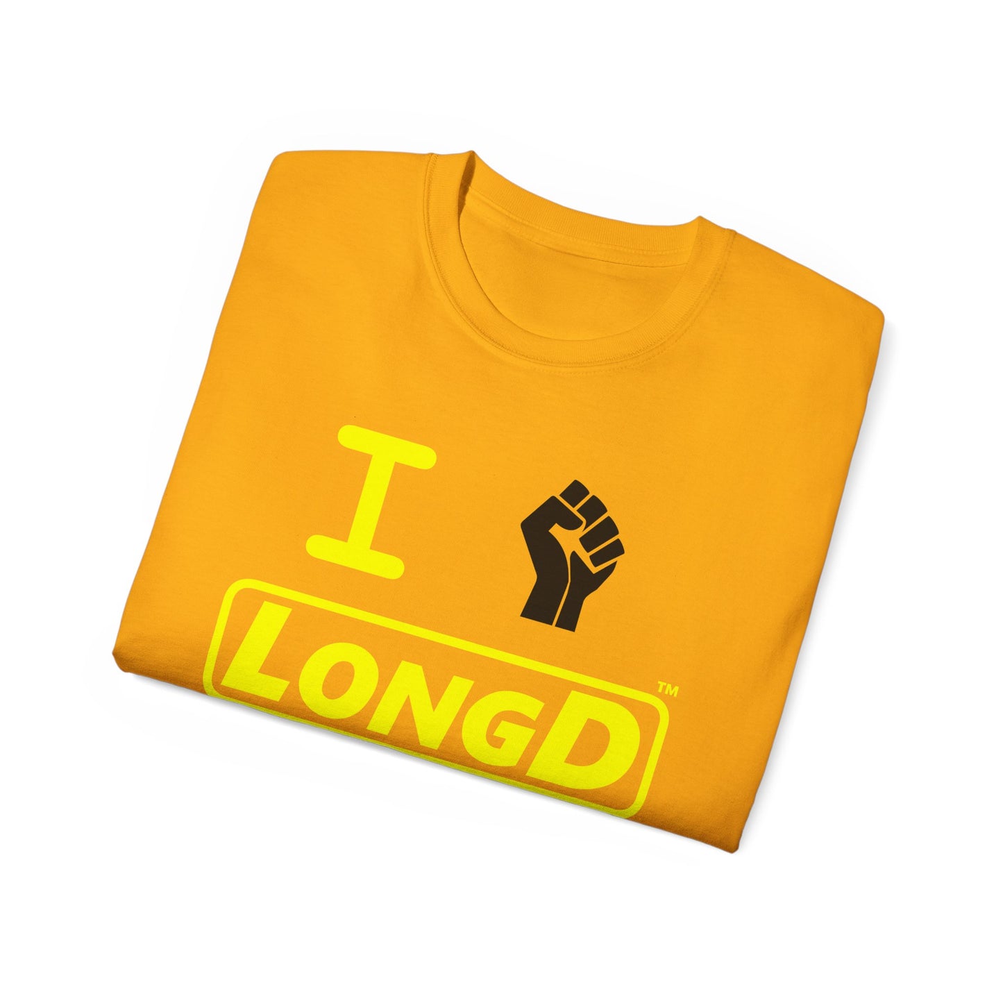 I Fist LongD® Alternate Logo Cotton Tee Juneteenth black fist