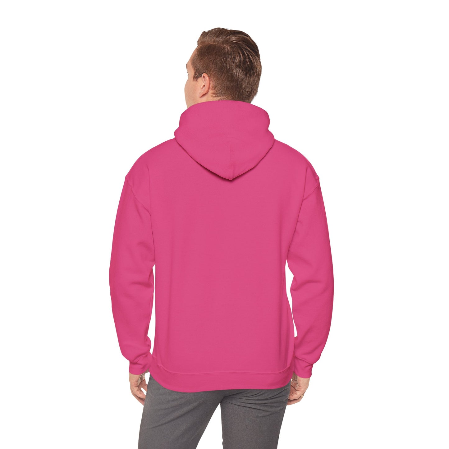 LongD® negative cropped flag upright Hyde Park logo hoodie (Patriotic colors)