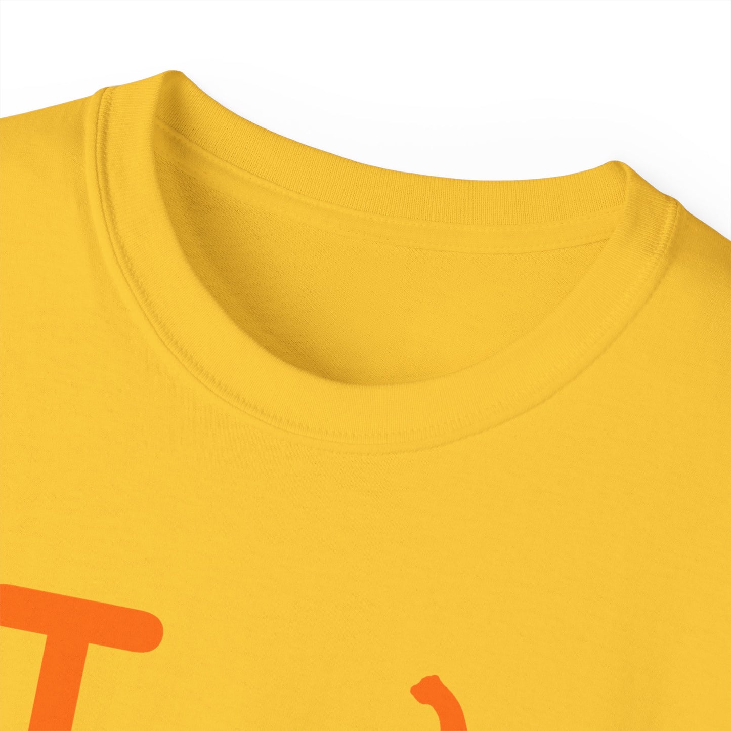 I Pumpkin LongD® Logo Cotton Tee positive orange basic Chicago logo