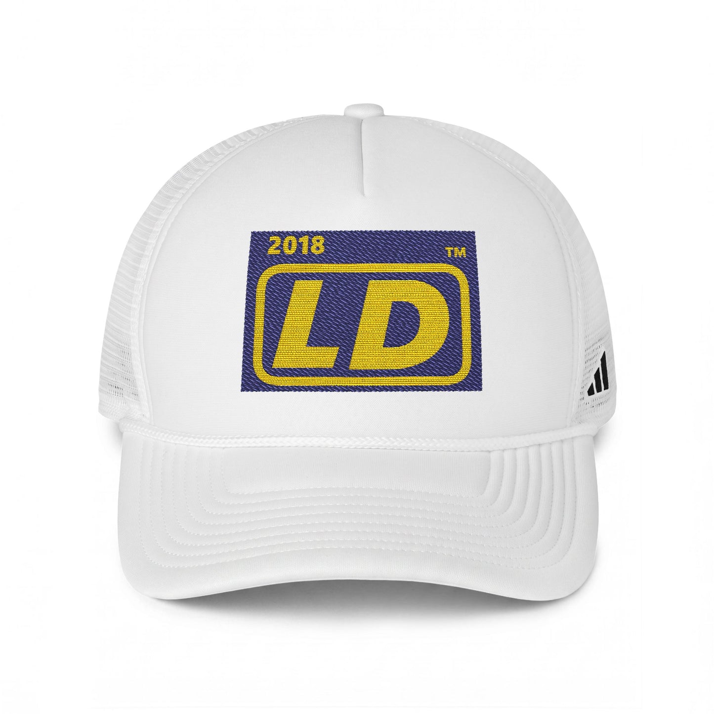 adidas reverse official initials logo trucker cap