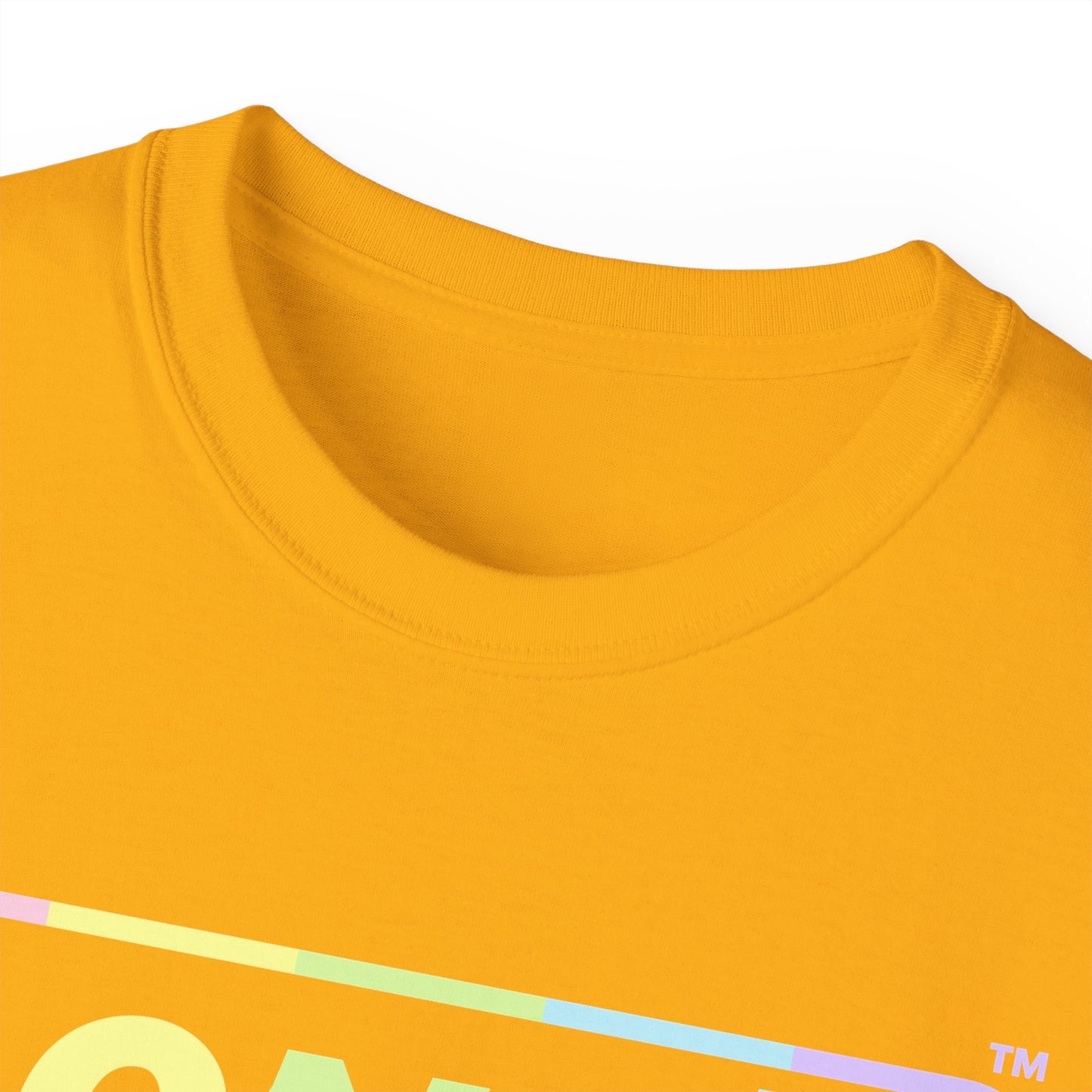 LongD® Logo Cotton Tee (Easter pastel spectrum in positive text)