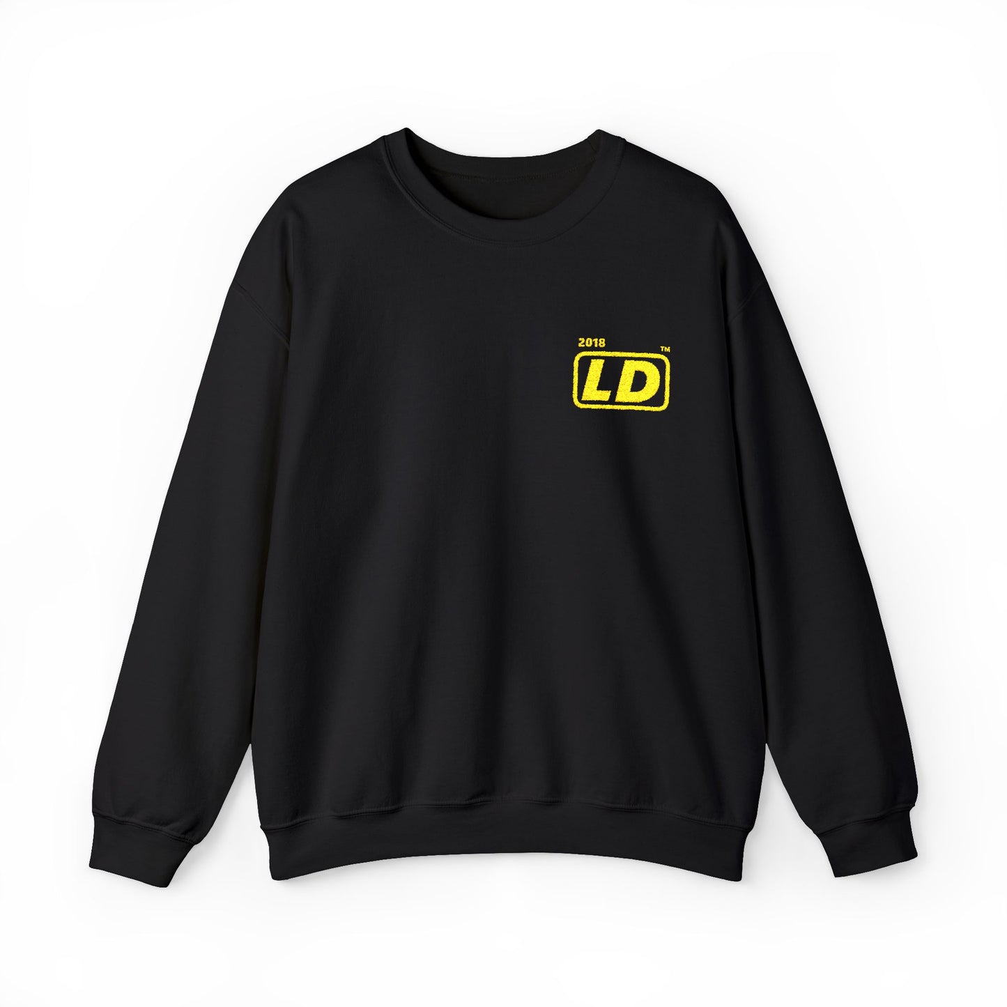 Embroidered Unisex Heavy Blend™ Crewneck Sweatshirt reverse basic logo initials