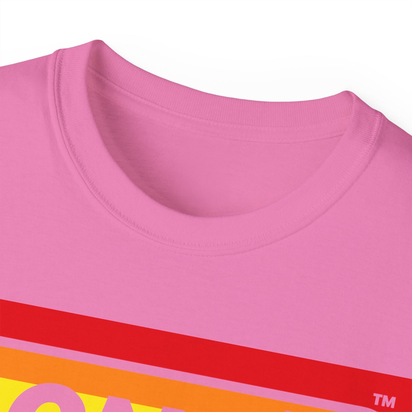 LongD® Logo Cotton Tee Pride striped negative text