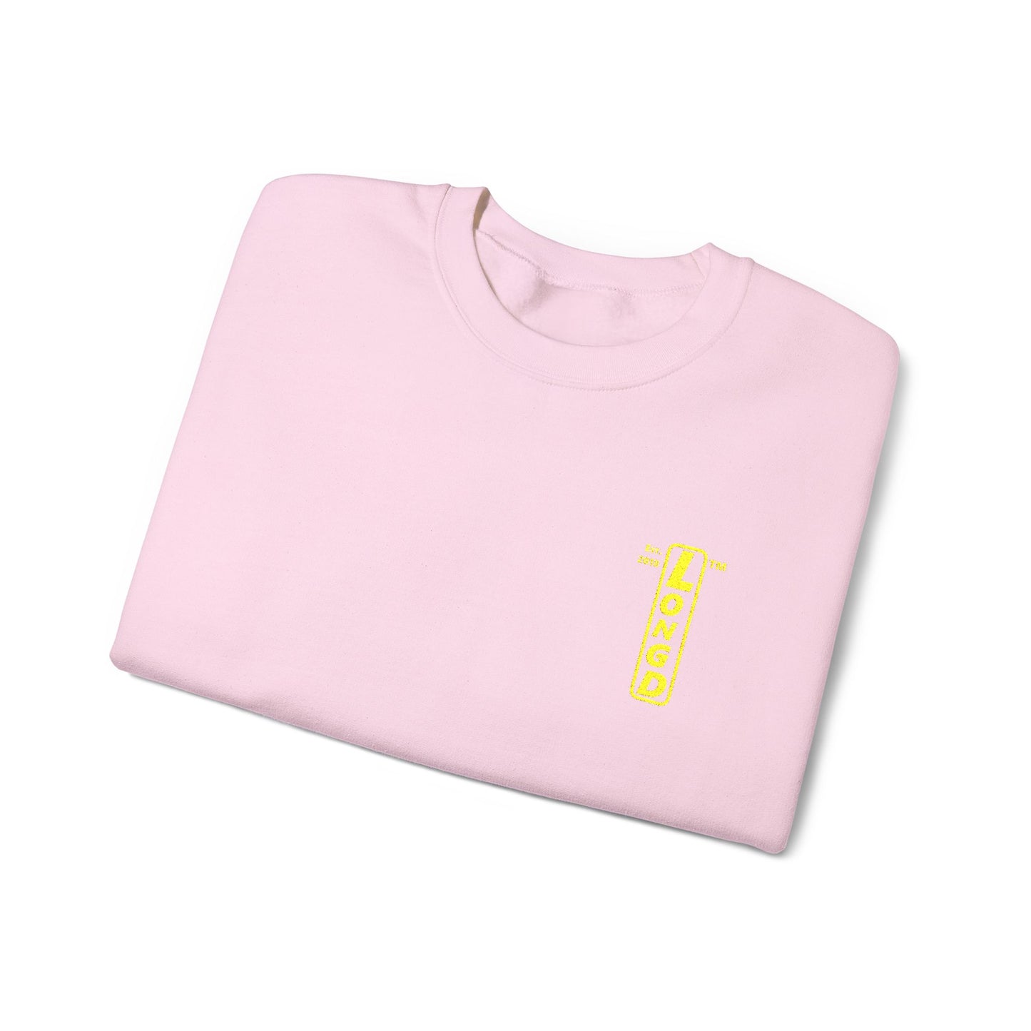 Embroidered Unisex Heavy Blend™ Crewneck Sweatshirt reverse basic logo upright