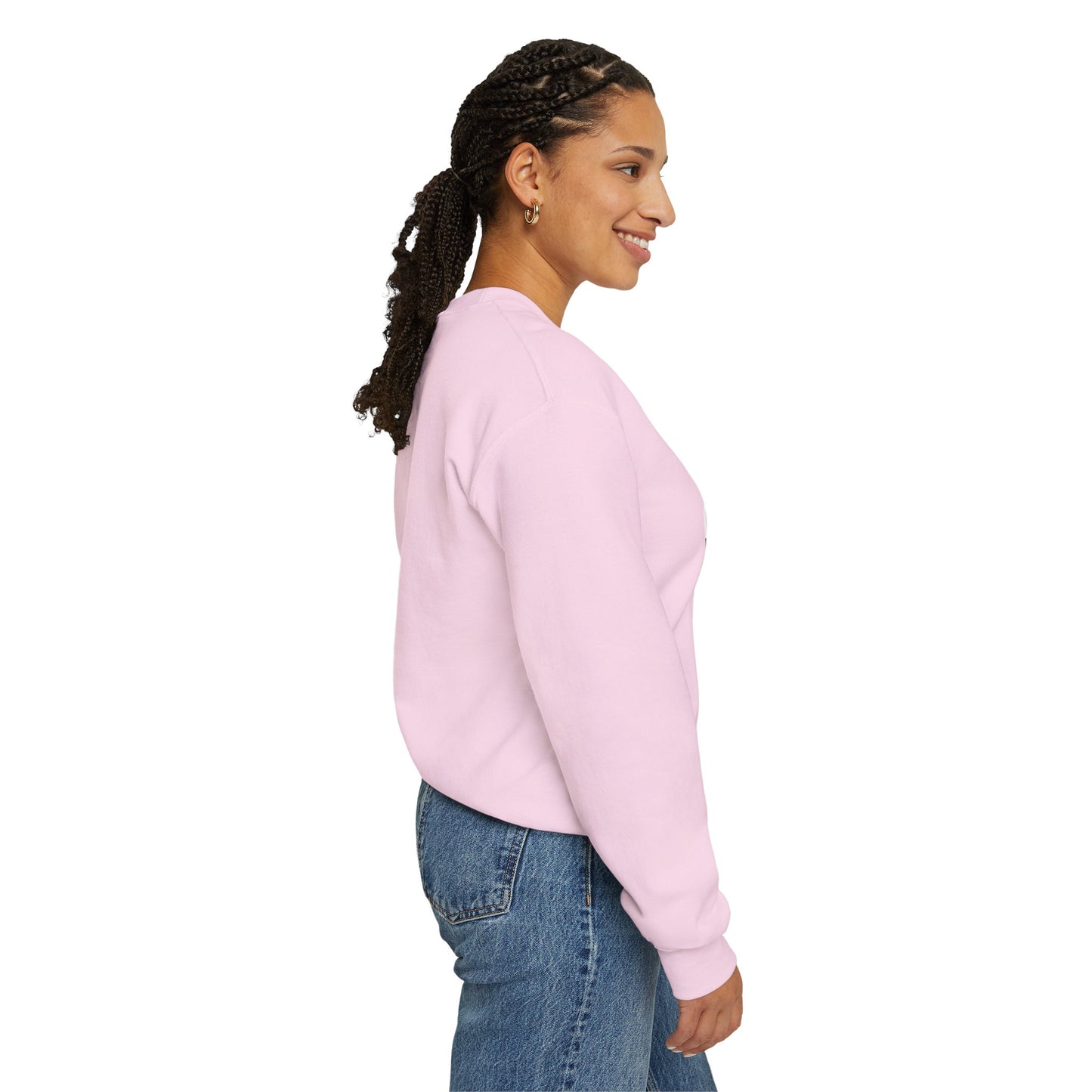 I firecracker LongD positive 2x5 tag logo crewneck sweatshirt