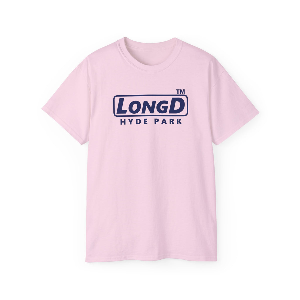 LongD Hyde Park positive basic Navy (002060) logo cotton tee