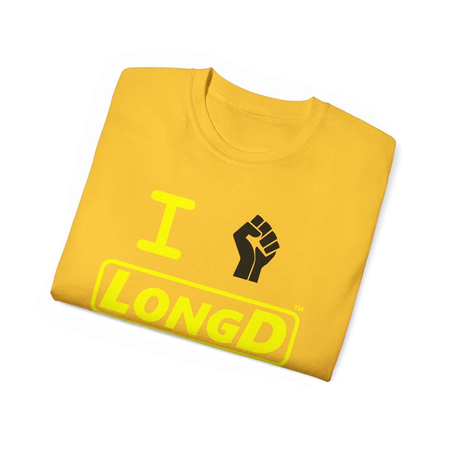 I Fist LongD® Alternate Logo Cotton Tee Juneteenth black fist