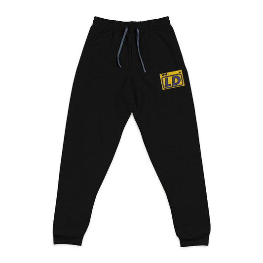 Embroidered unisex joggers official logo initials