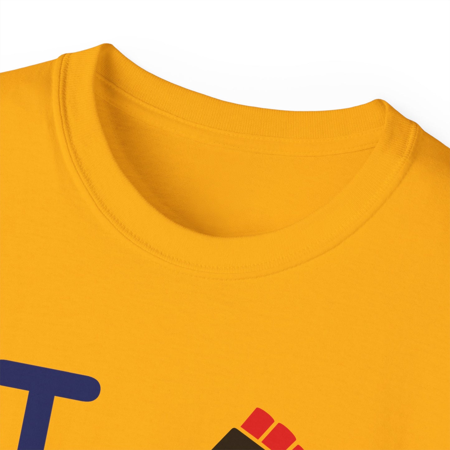 I Fist LongD® Official Logo Cotton Tee Juneteenth multicolored fist