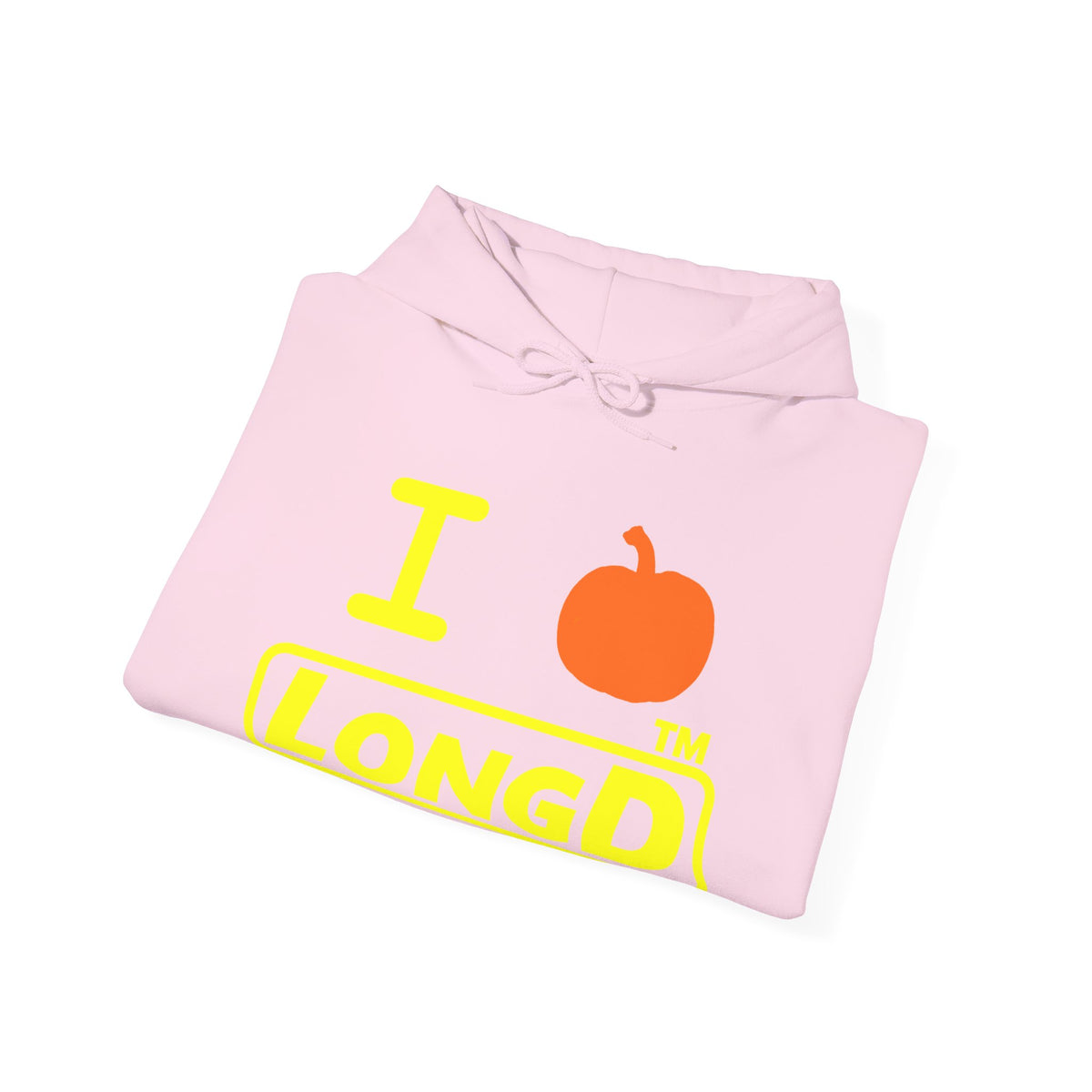 I pumpkin LongD Hyde Park positive alternate basic Yellow (FFFF00) logo hoodie