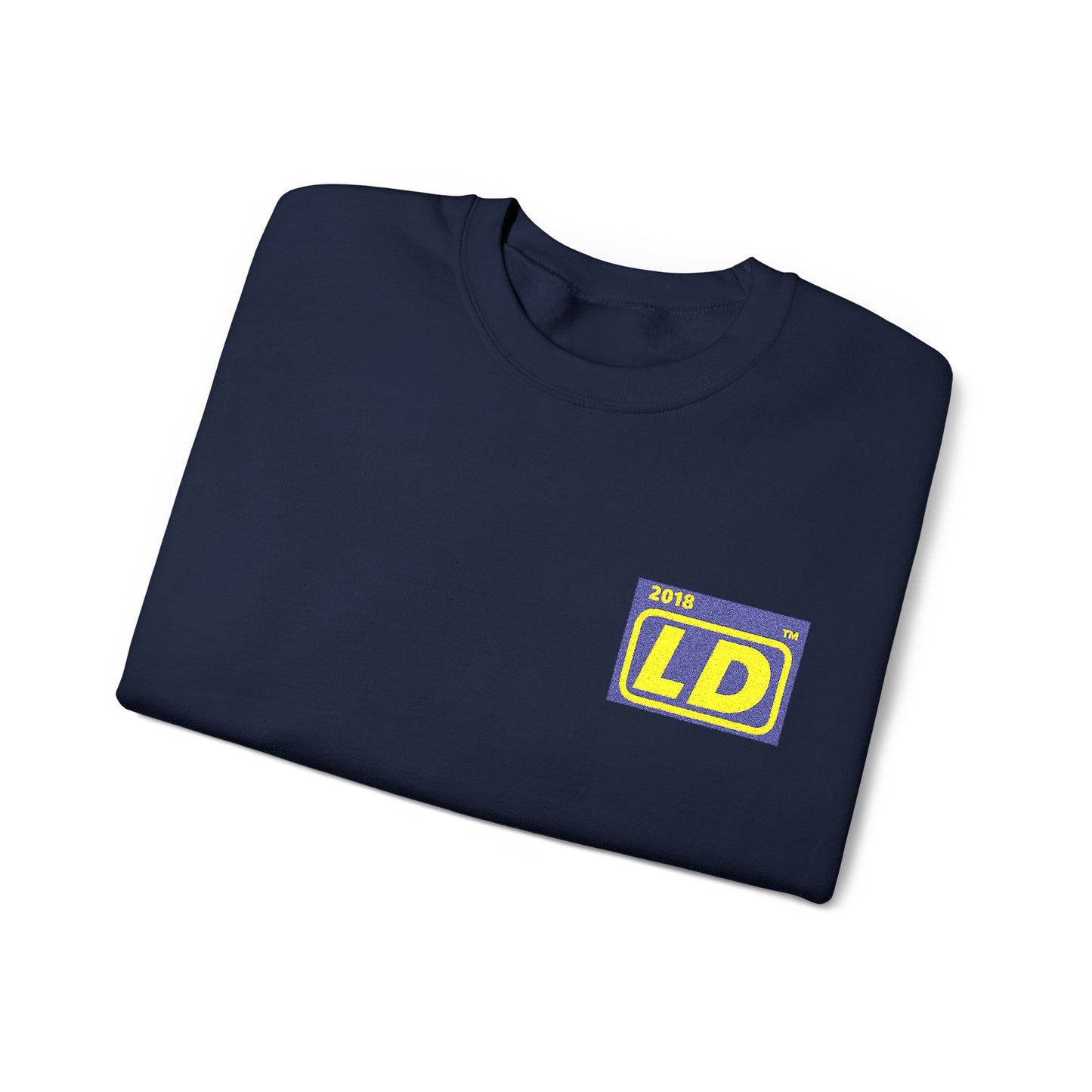 Embroidered Unisex Heavy Blend™ Crewneck Sweatshirt reverse logo initials