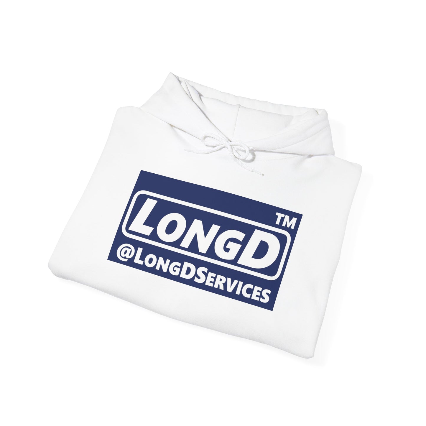 LongD® Logo (negative Tag only version) Hoodie