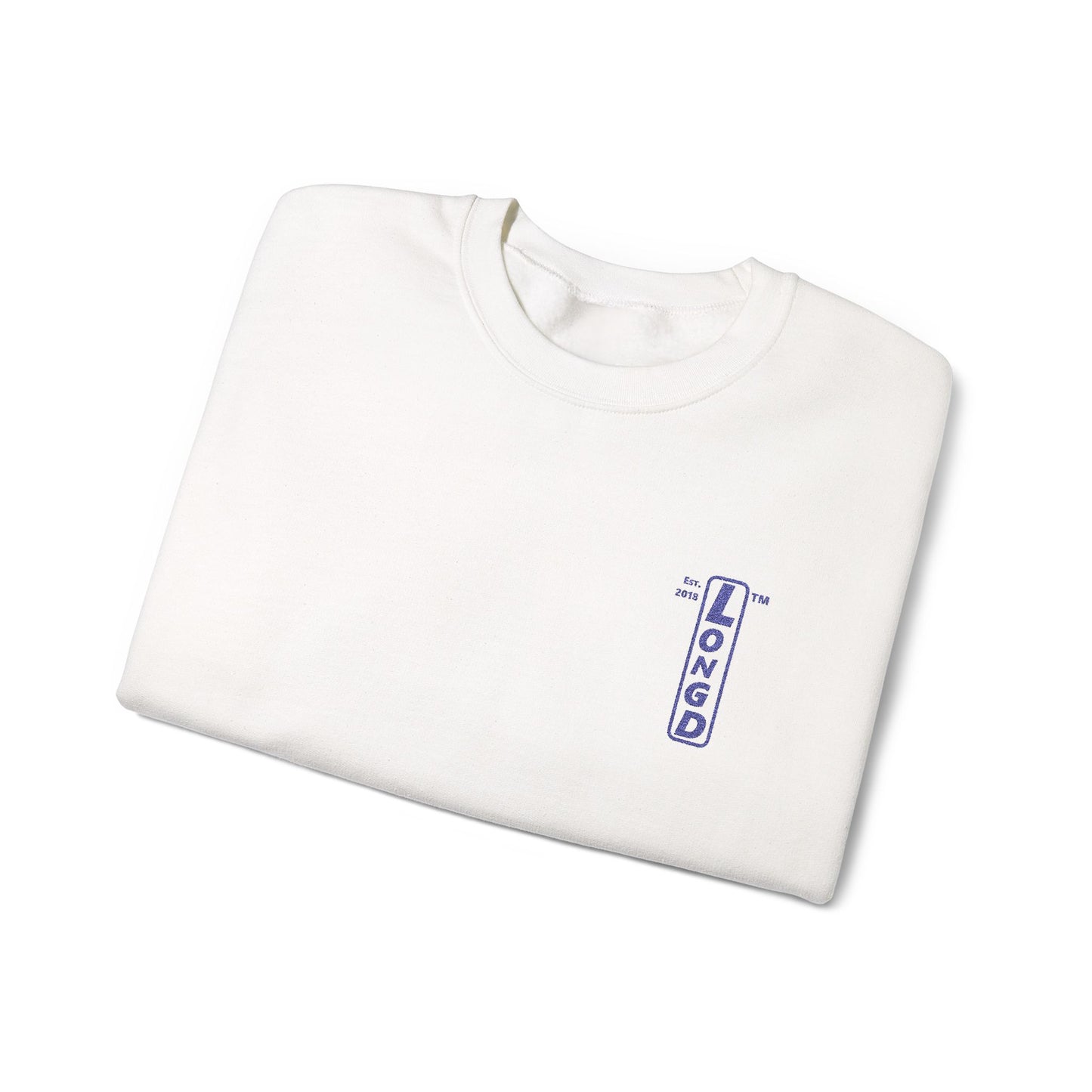 Embroidered Unisex Heavy Blend™ Crewneck Sweatshirt official basic logo upright