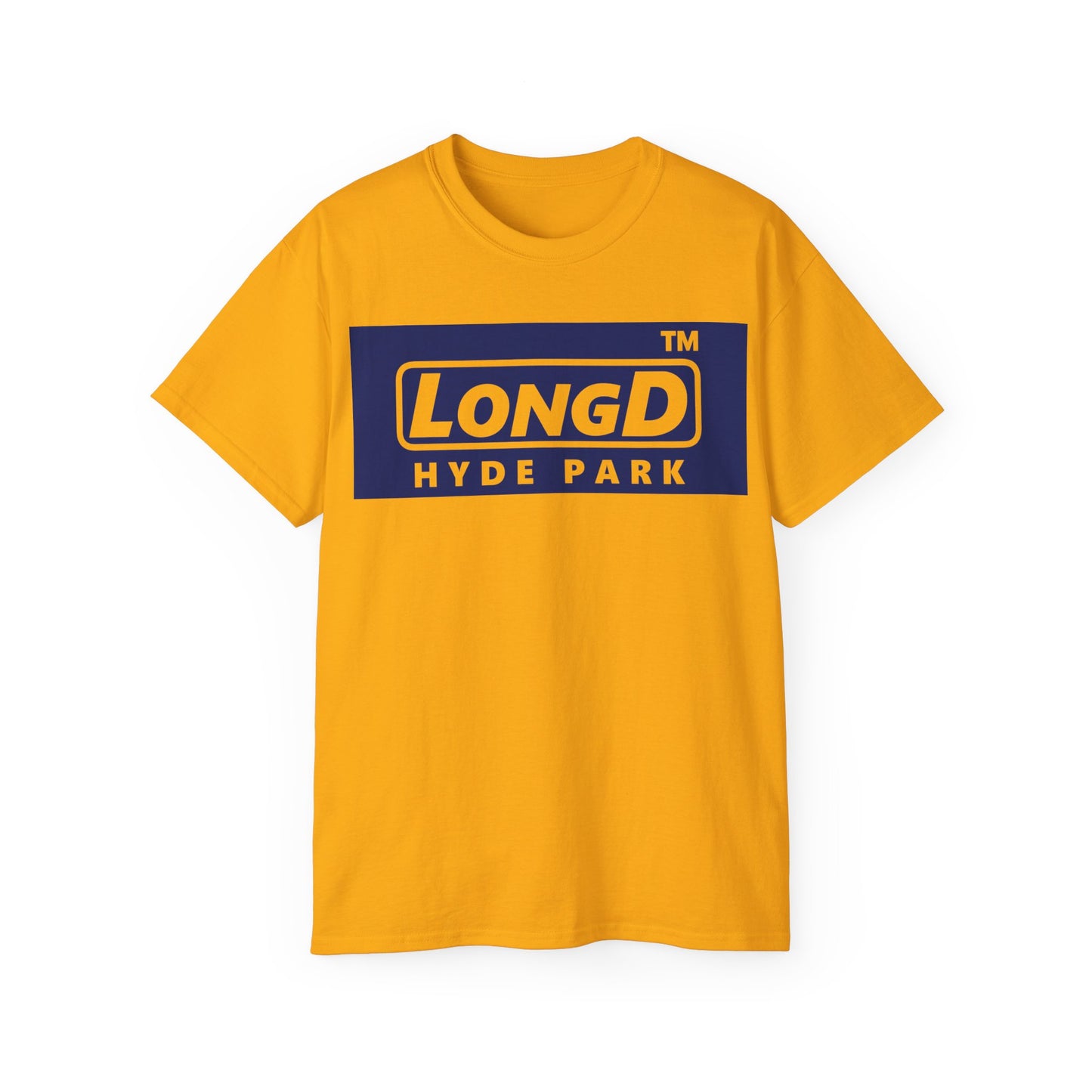 LongD® Logo Cotton Tee negative official basic Hyde Park logo