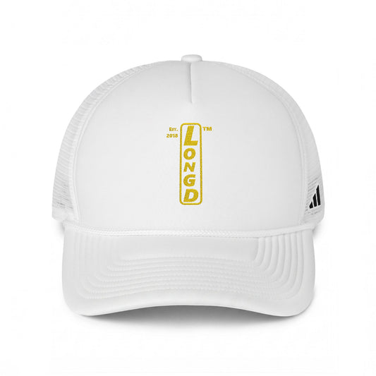 adidas reverse official basic upright logo trucker cap