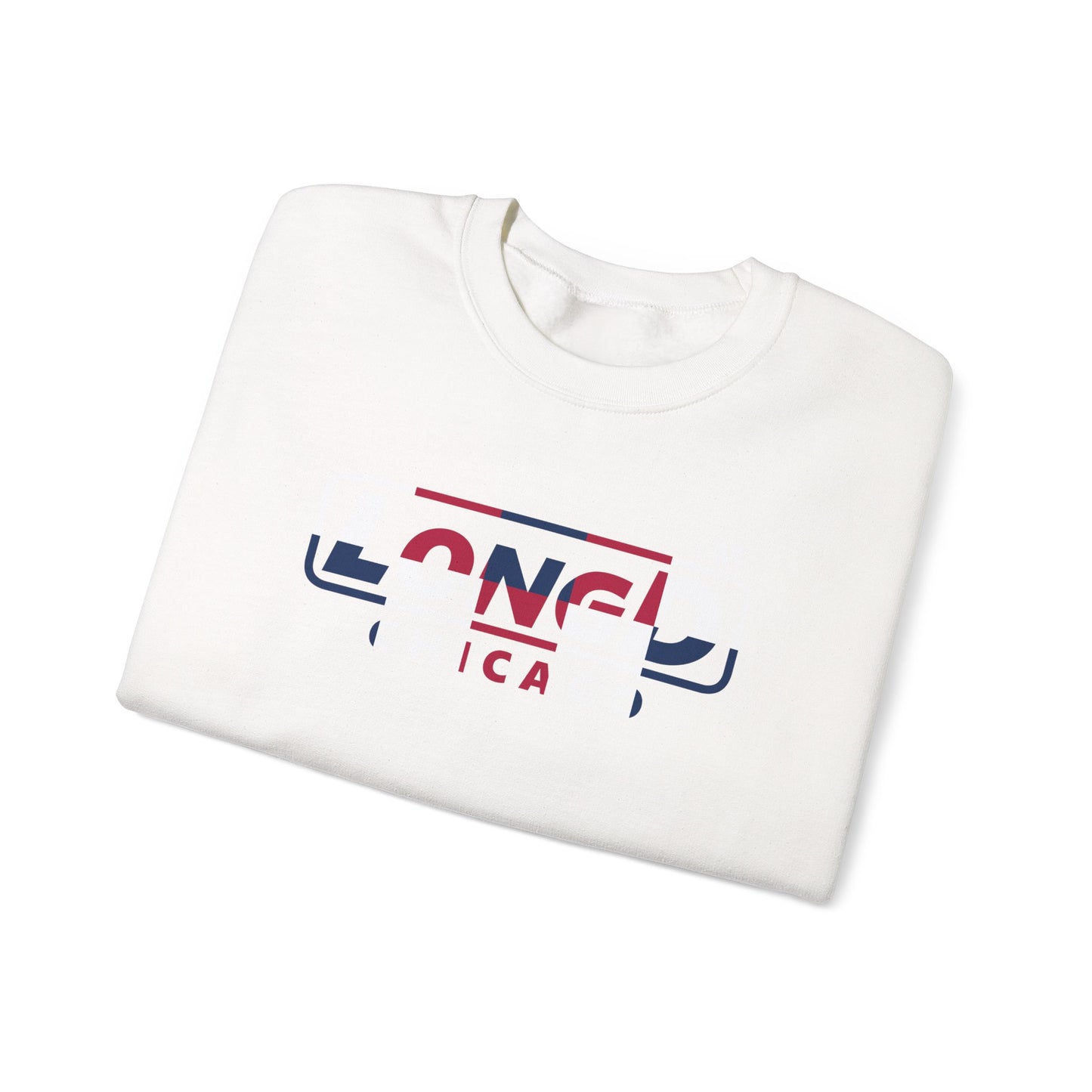LongD positive 2x5 Chicago logo crewneck sweatshirt (patriotic colors)