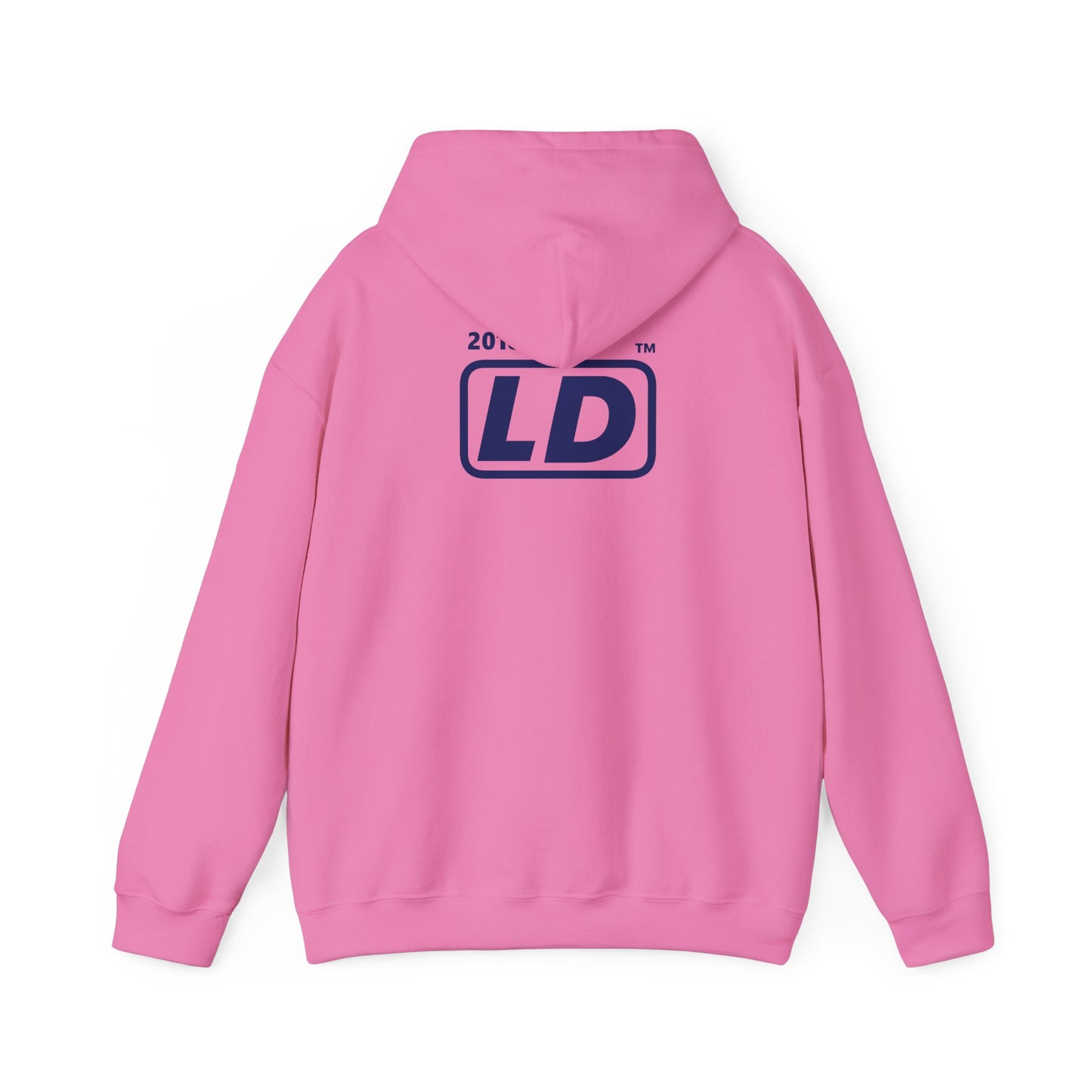 LongD® positive flag front-back Hyde Park logo Hoodie (Juneteenth colors)
