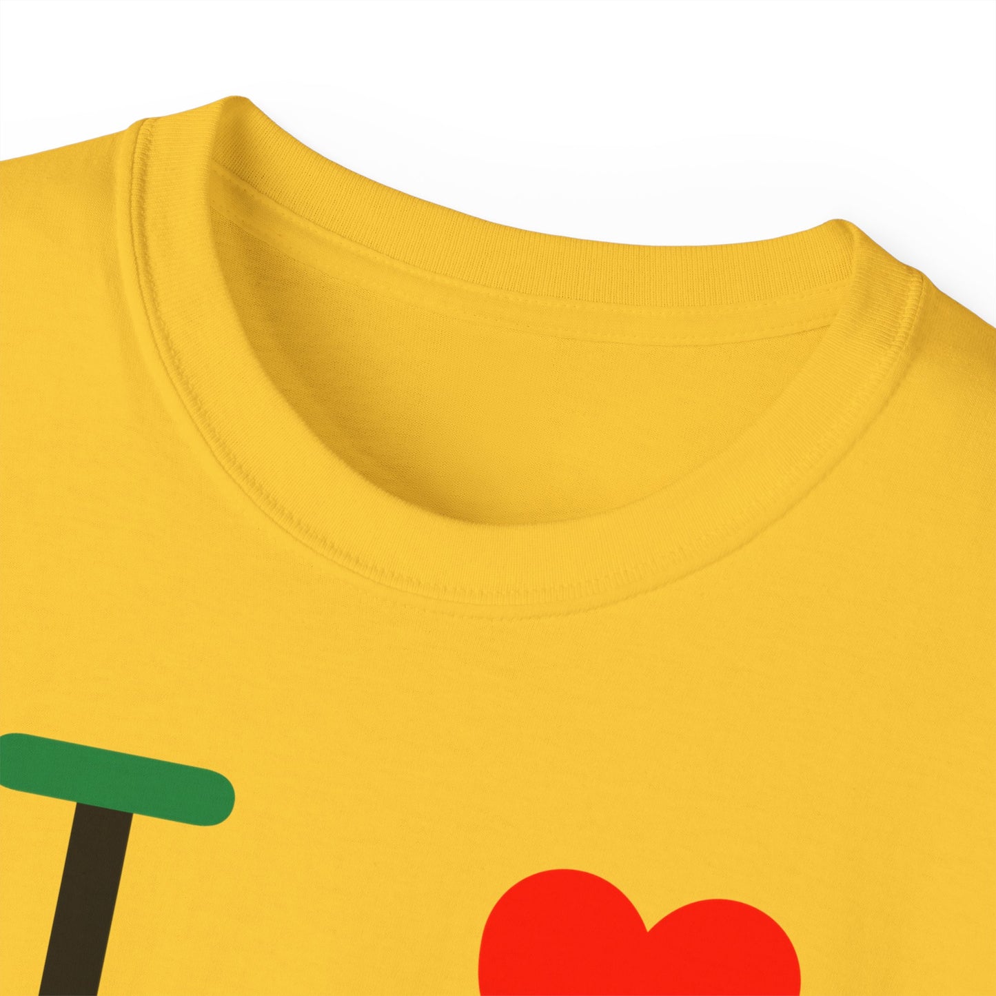 I Luv LongD® Logo Cotton Tee Juneteenth negative flag