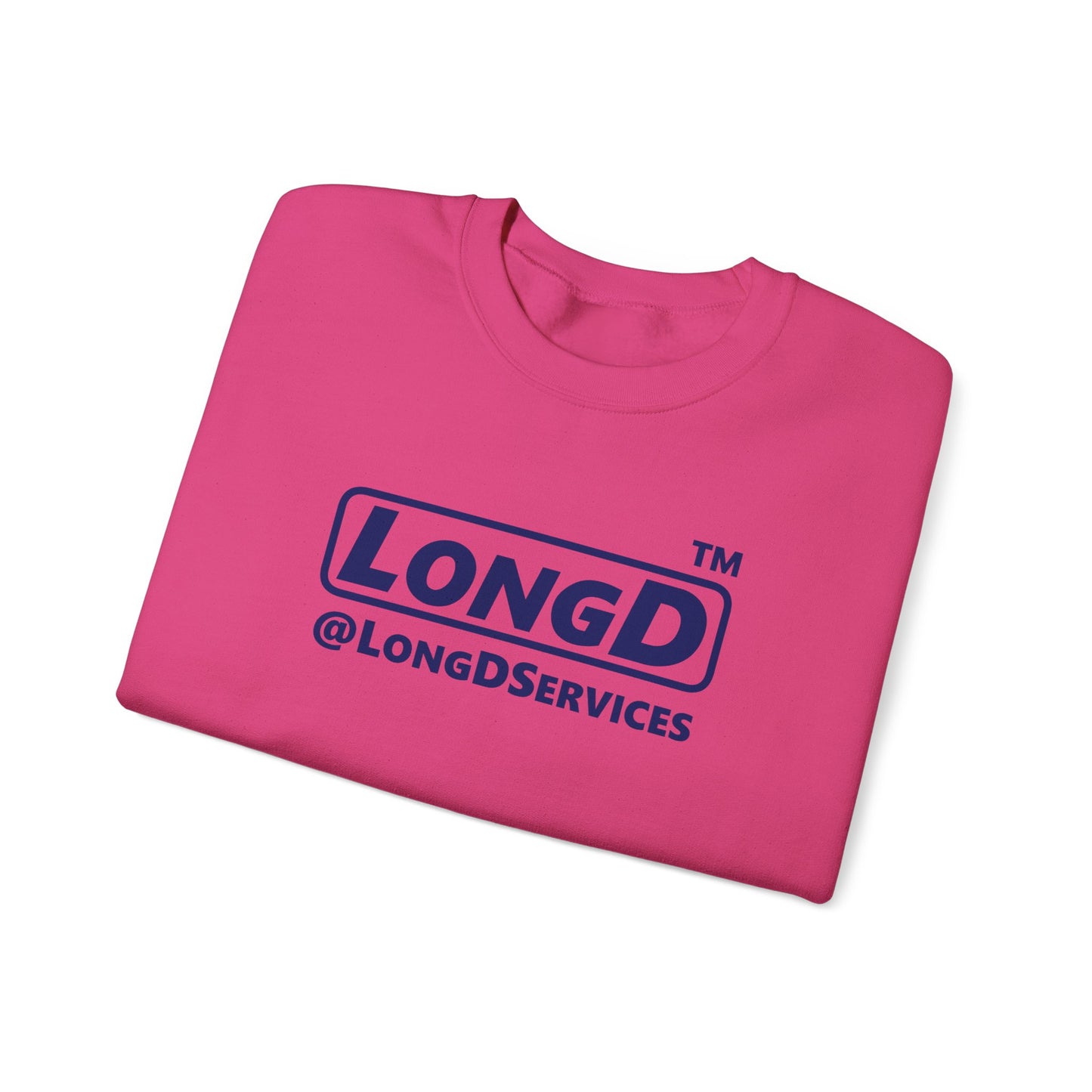 LongD official 4-print Tag logo crewneck sweatshirt