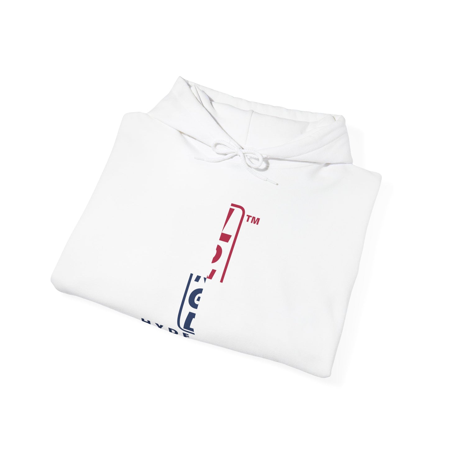 LongD® positive quarters upright Hyde Park logo hoodie (Patriotic colors)