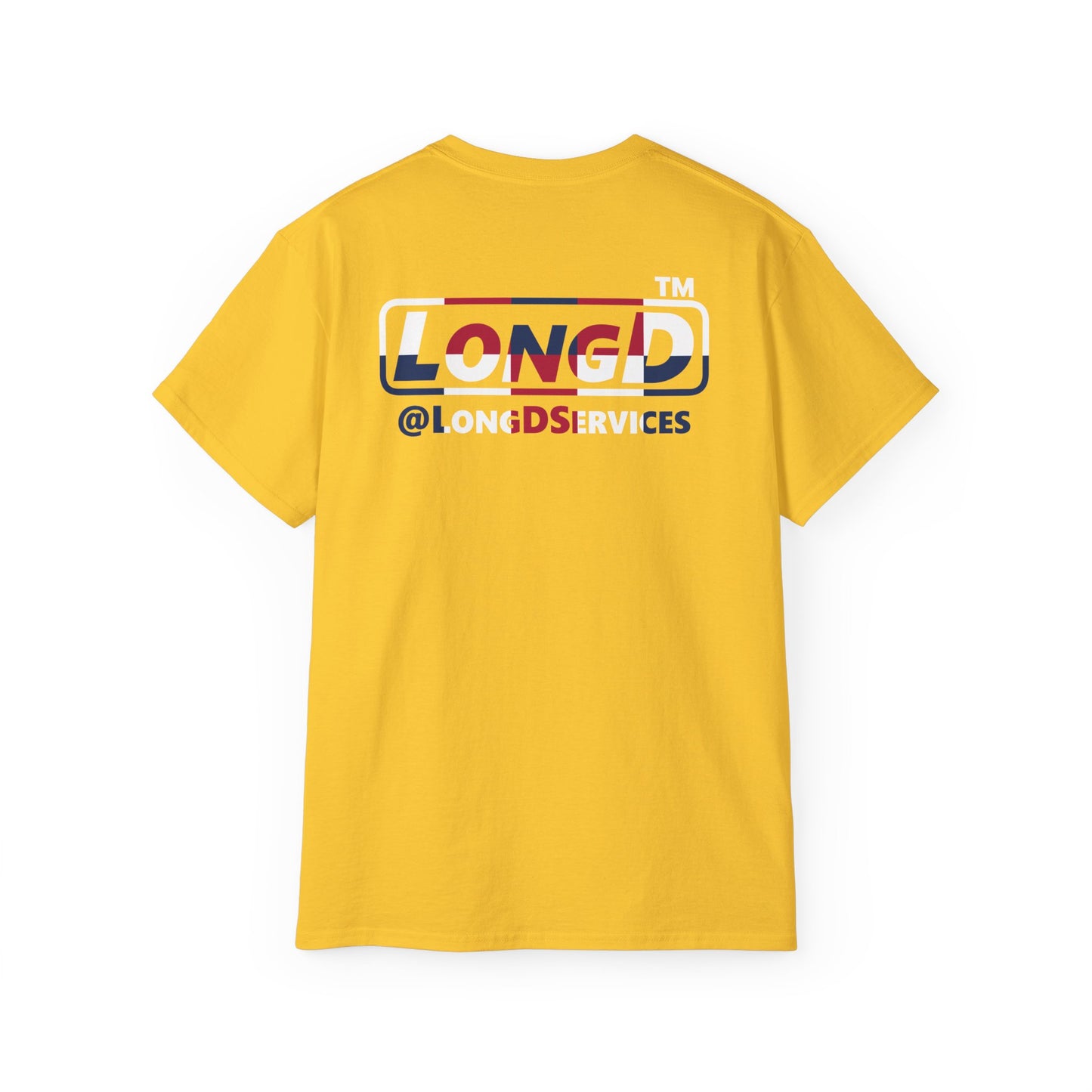 I firecracker LongD positive 2x5 front-back Chicago logo cotton tee