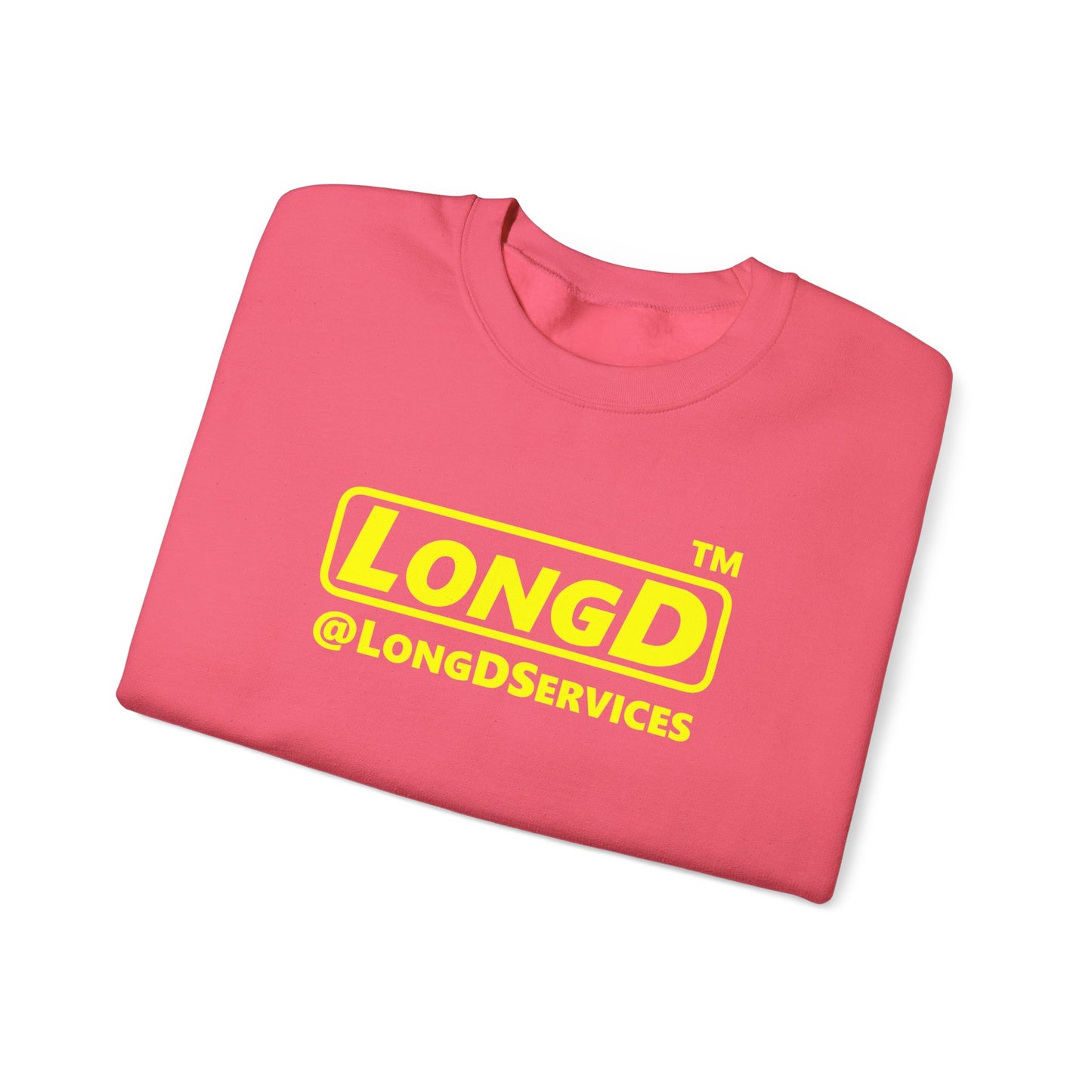 LongD reverse Tag logo crewneck sweatshirt