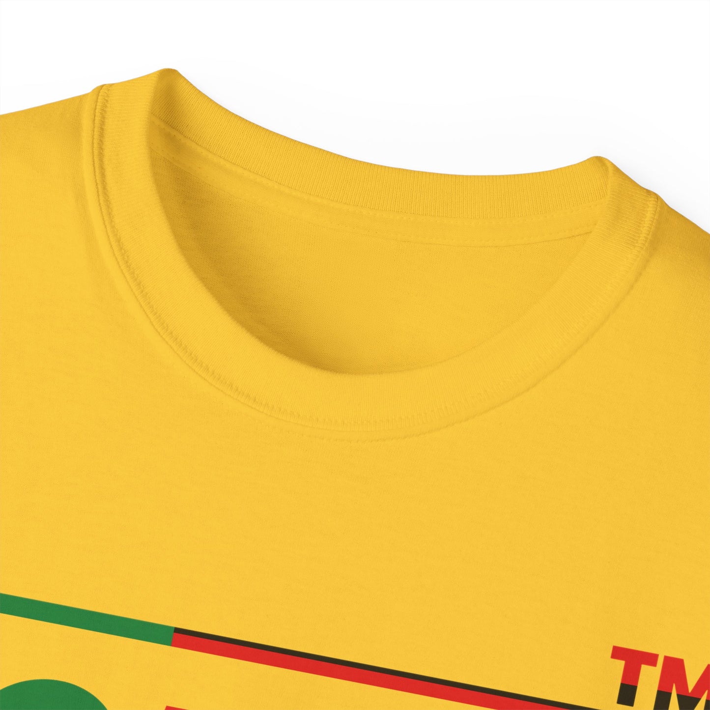 LongD positive flag Chicago logo cotton tee (Juneteenth colors)