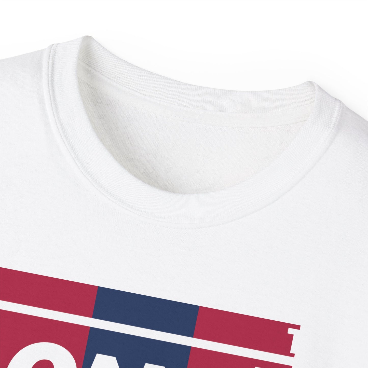 LongD negative 2x5 Hyde Park logo cotton tee (patriotic colors)