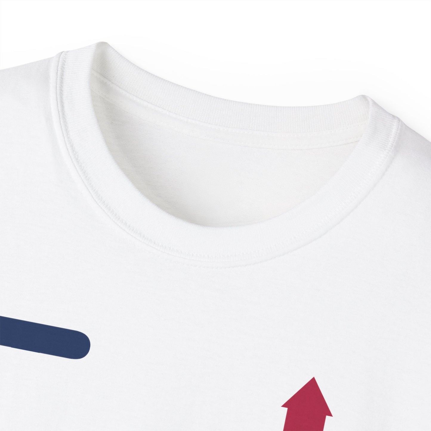 I firecracker LongD negative flag 4-print tag logo cotton tee