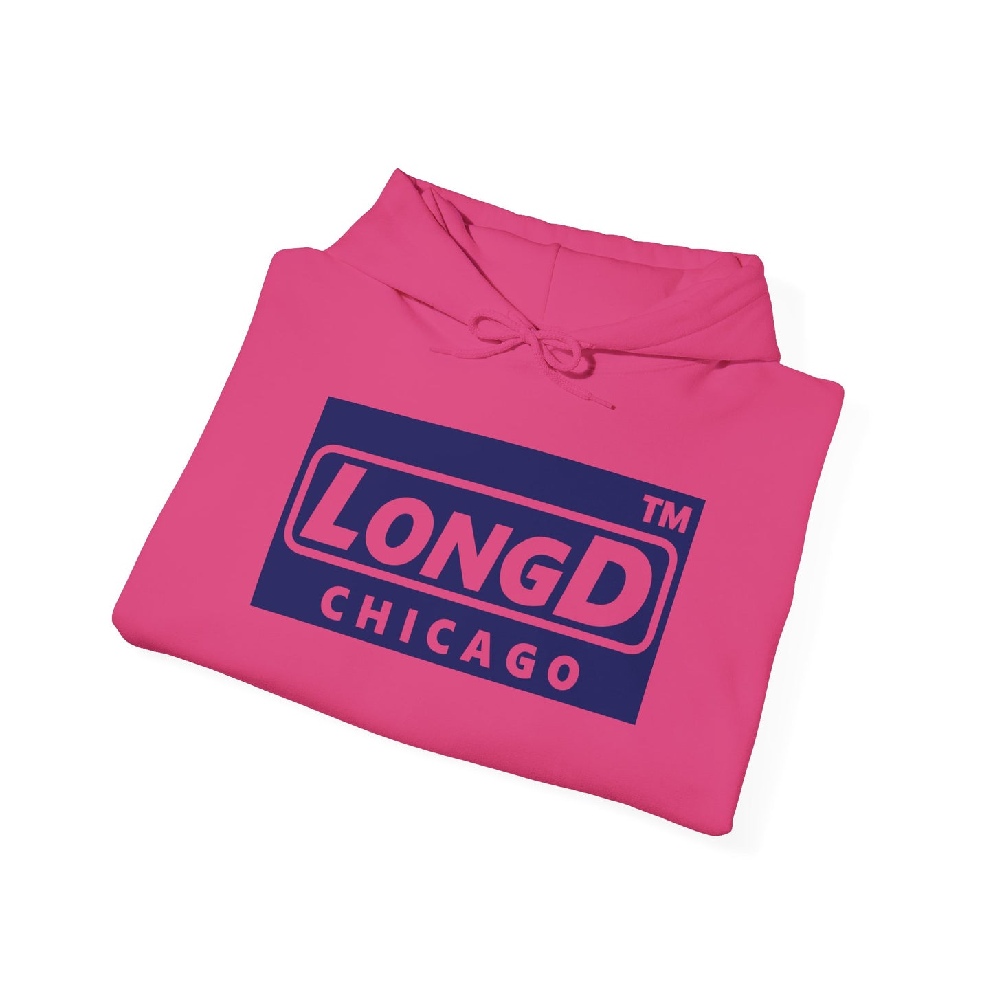 LongD® Logo (negative Chicago version) Hoodie